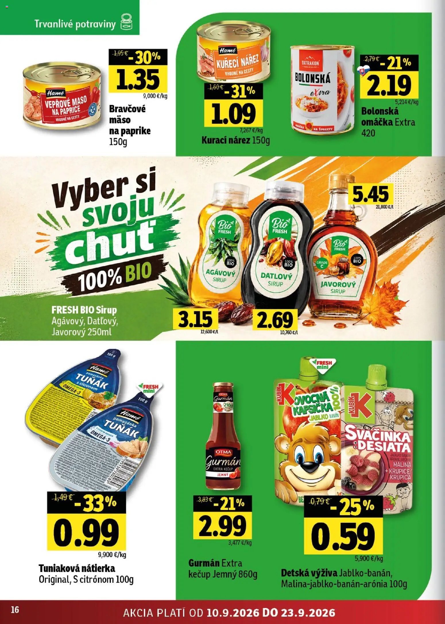 Fresh Stredné a západné Slovensko
