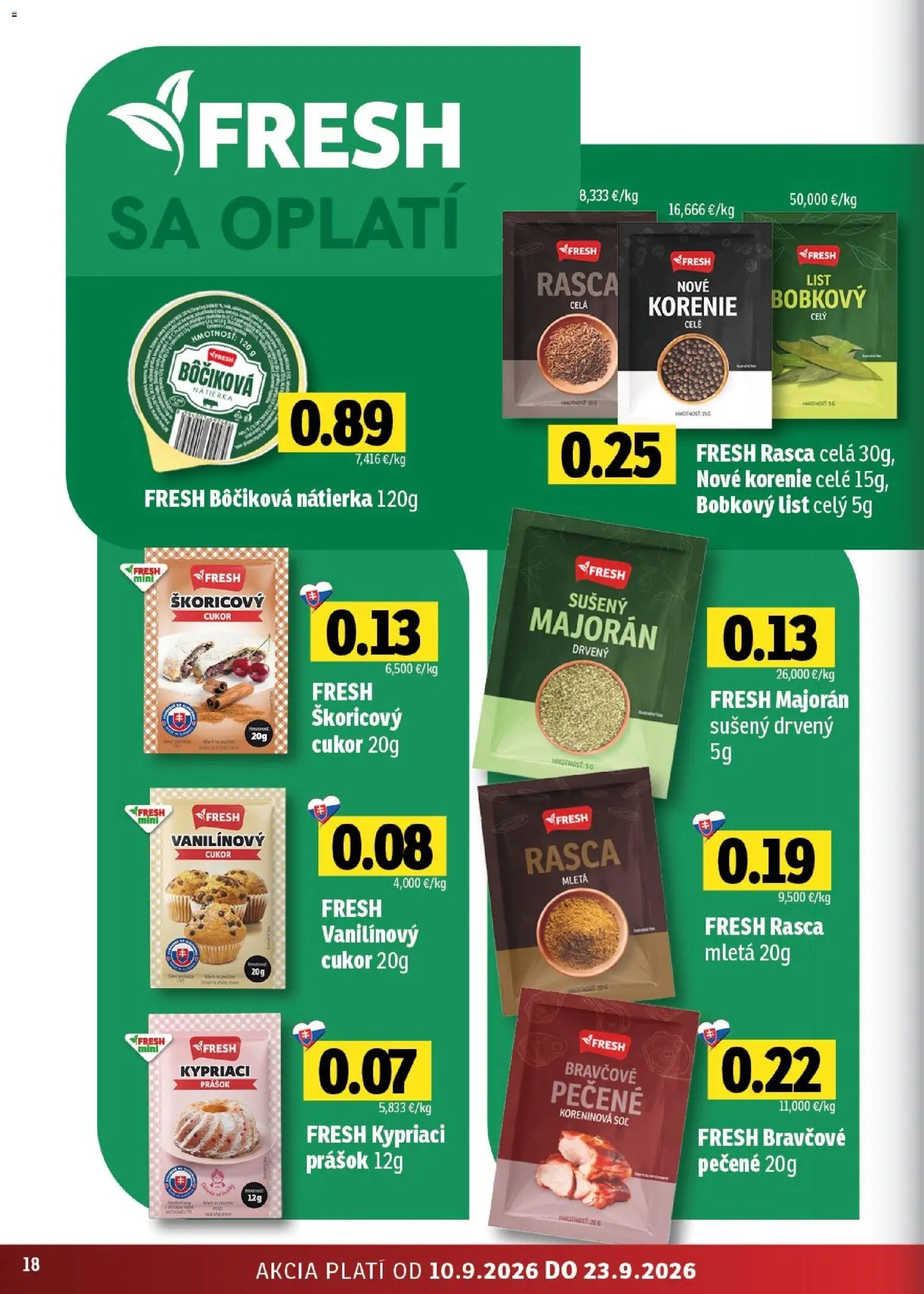 Fresh Stredné a západné Slovensko
