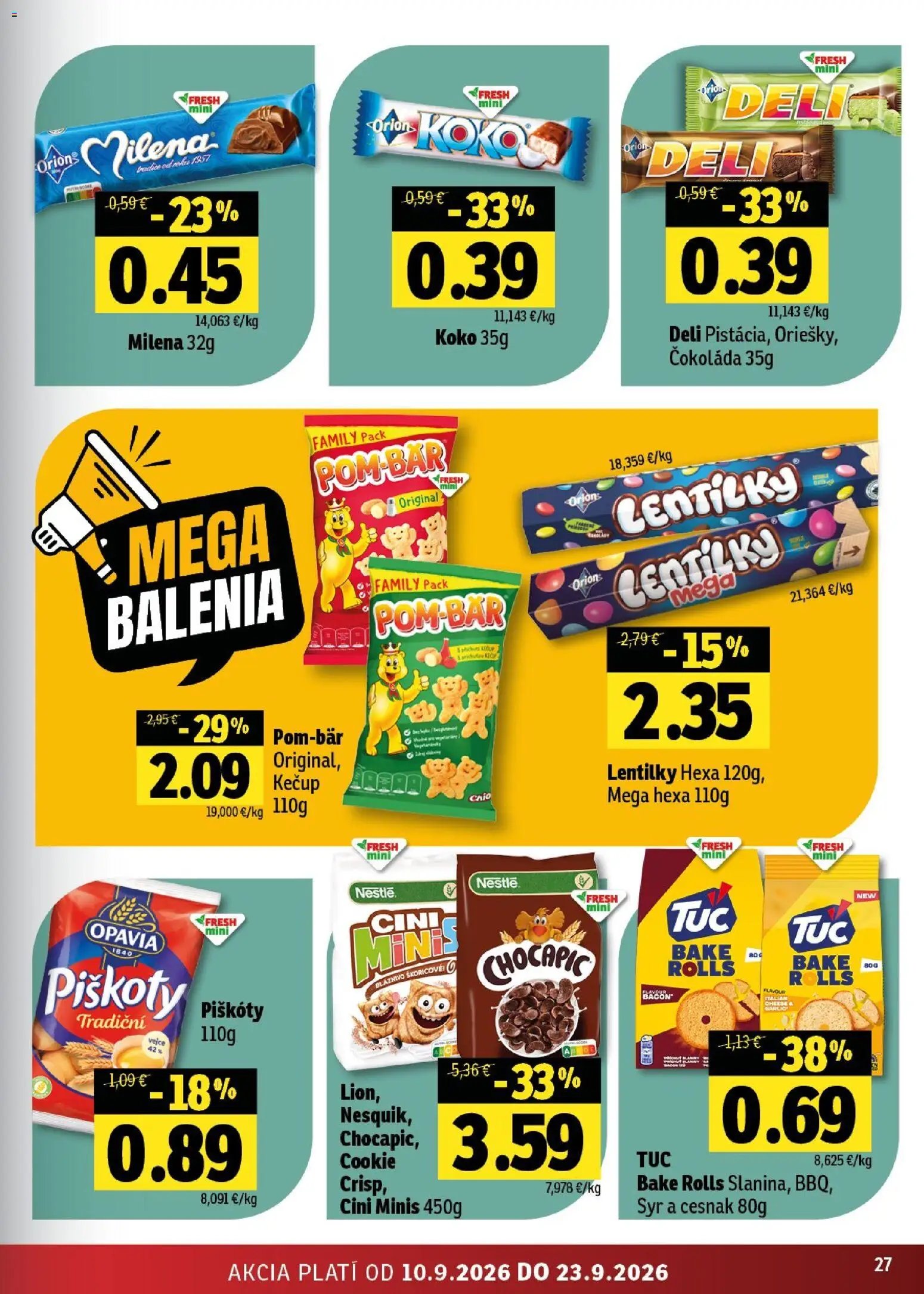 Fresh Stredné a západné Slovensko