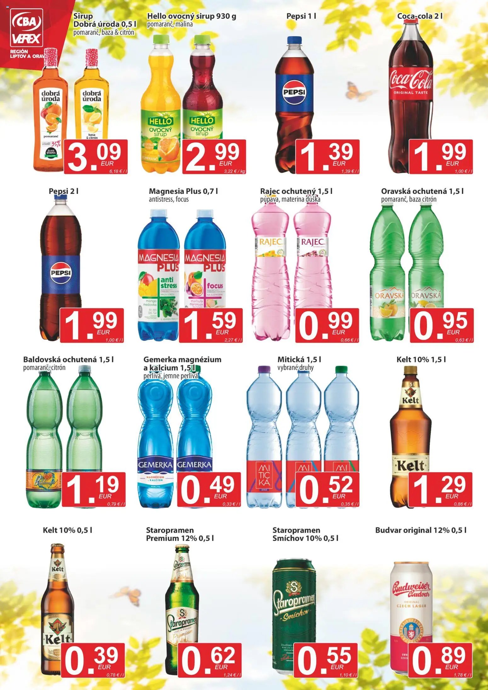 CBA Verex leták