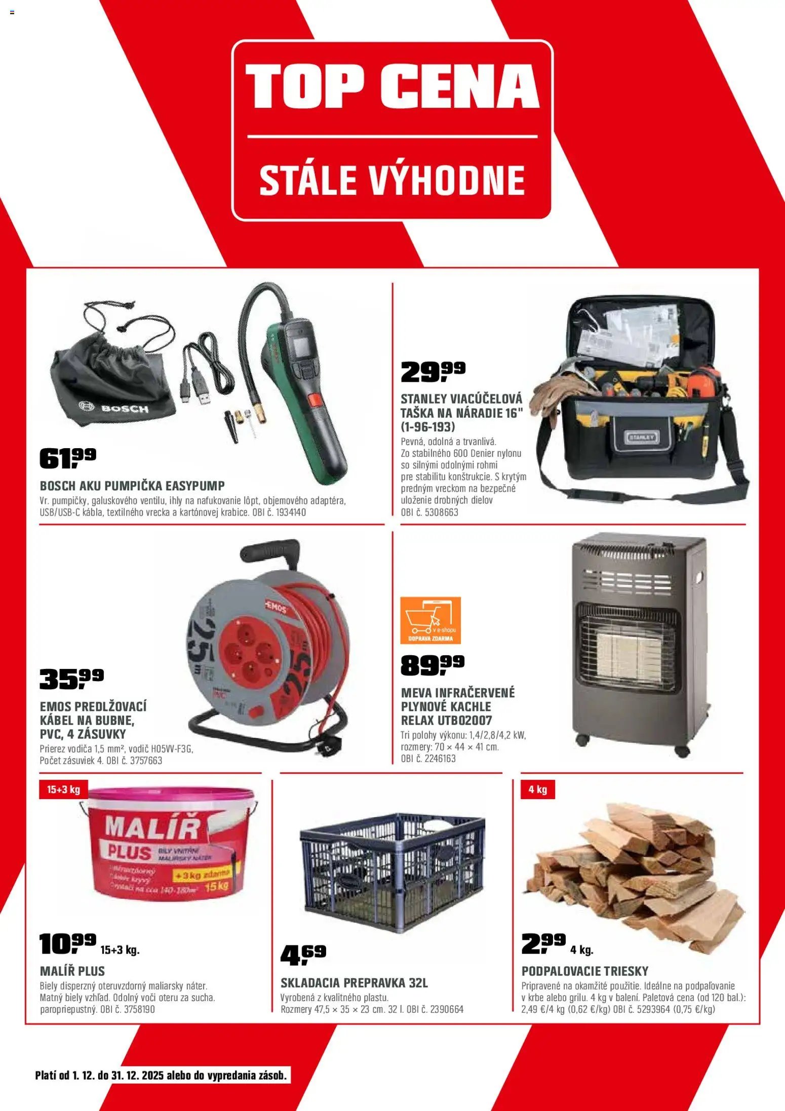 OBI leták (2025-12-01 - 2025-12-31) | 21