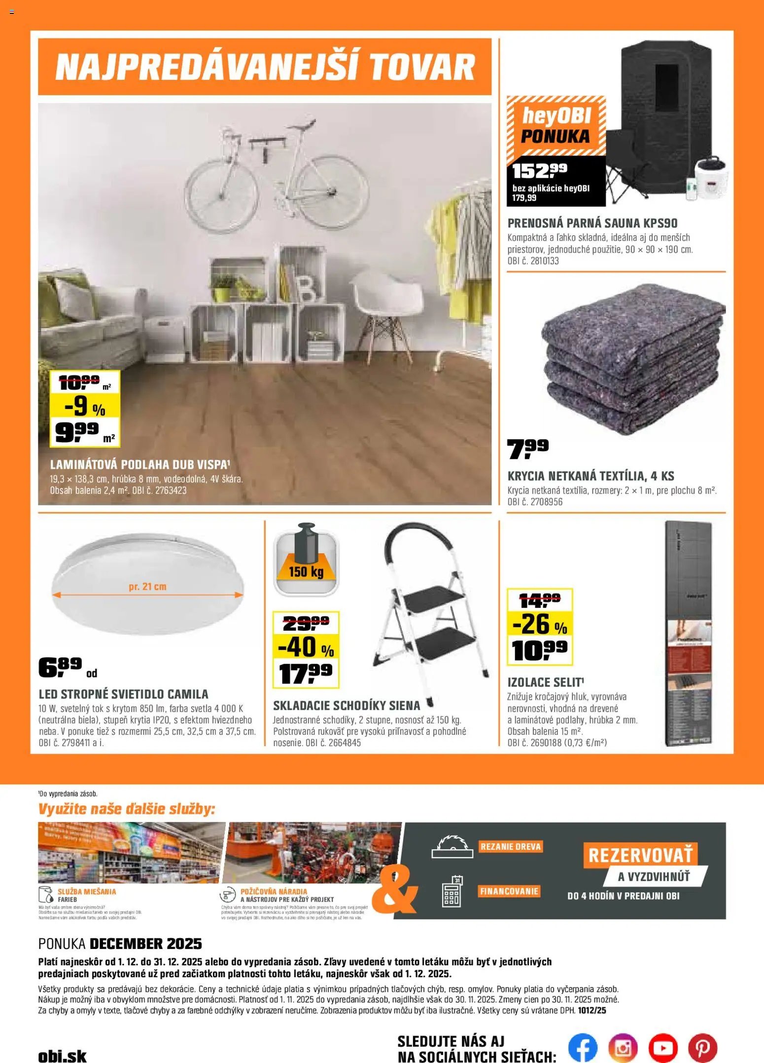 OBI leták (2025-12-01 - 2025-12-31) | 22