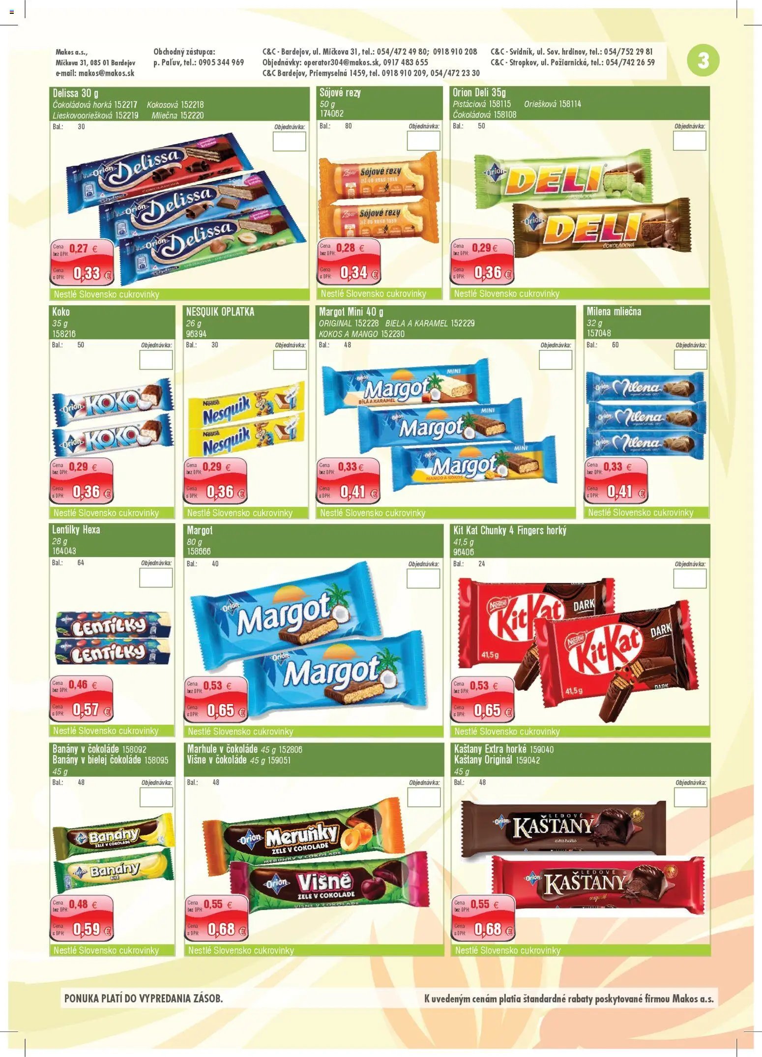 Makos veľkoobchod (2026-03-02 - 2026-04-05) | 3