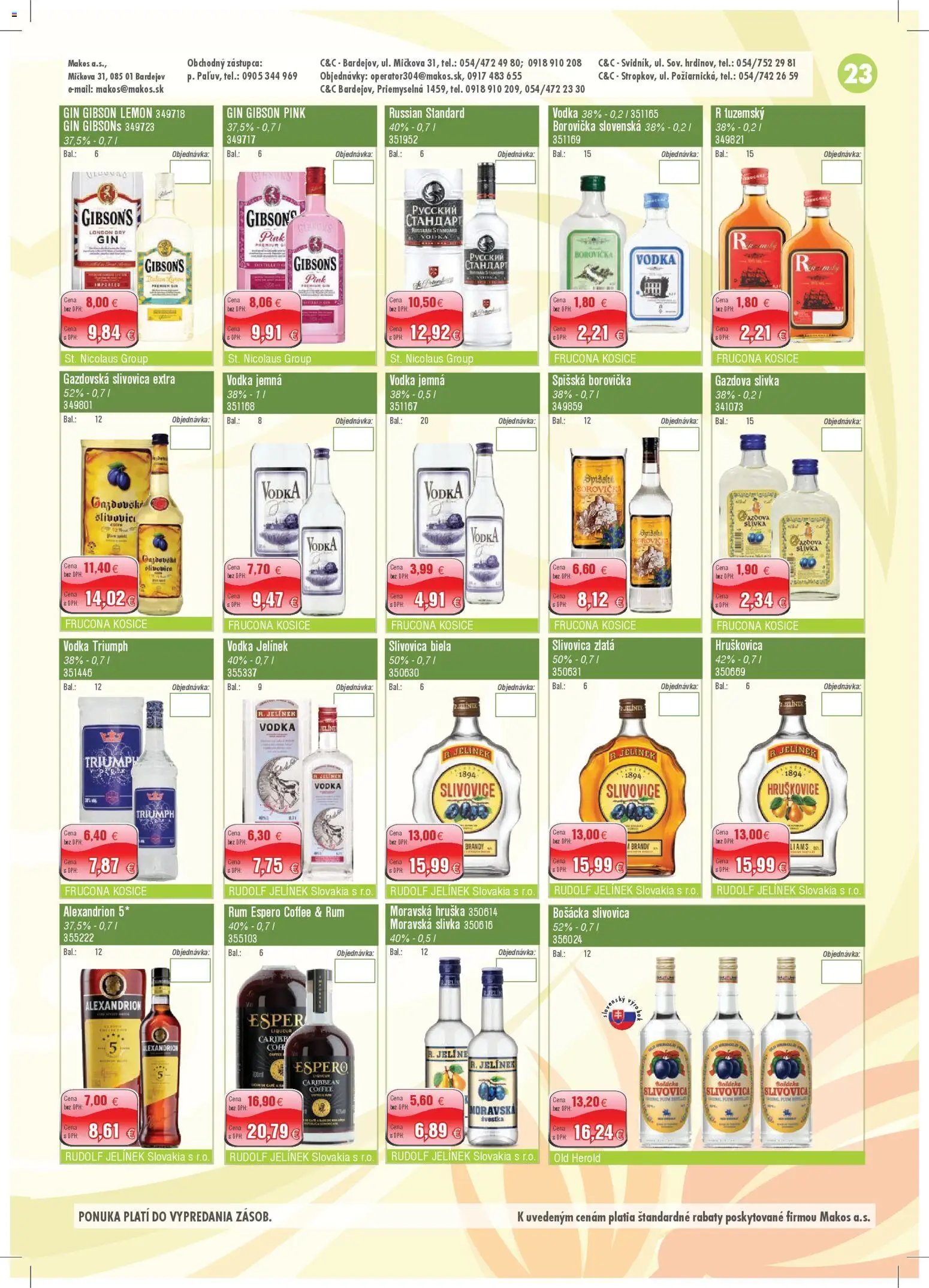 Makos veľkoobchod (2026-03-02 - 2026-04-05) | 23