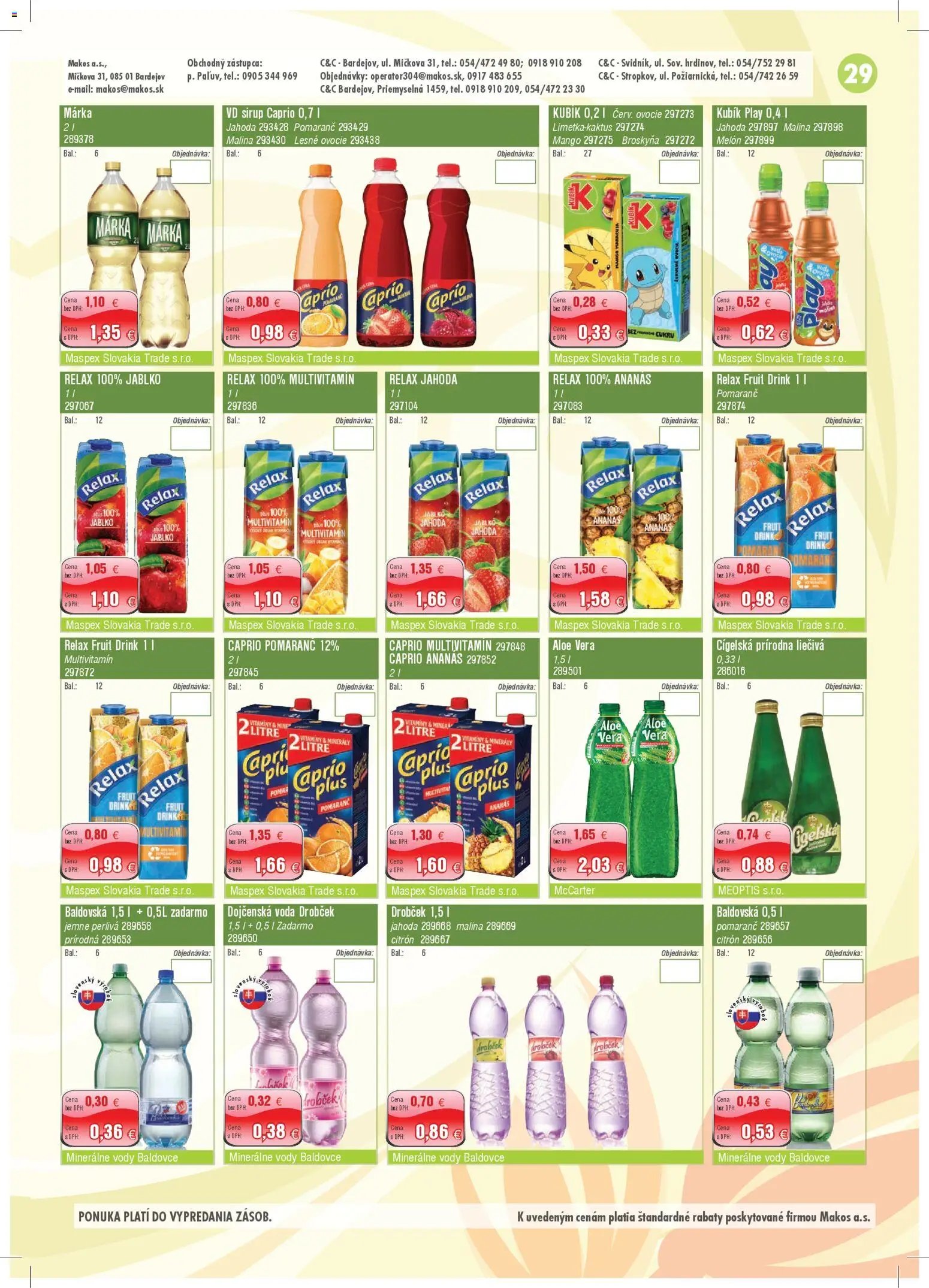 Makos veľkoobchod (2026-03-02 - 2026-04-05) | 29