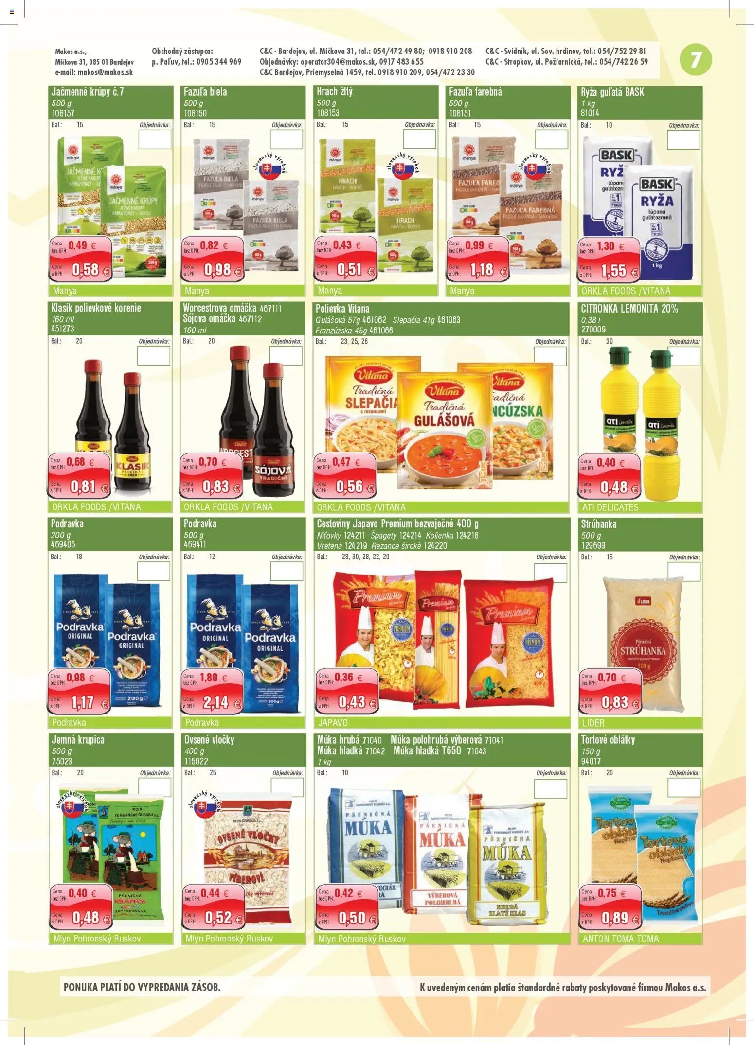 Makos veľkoobchod (2026-03-02 - 2026-04-05) | 7