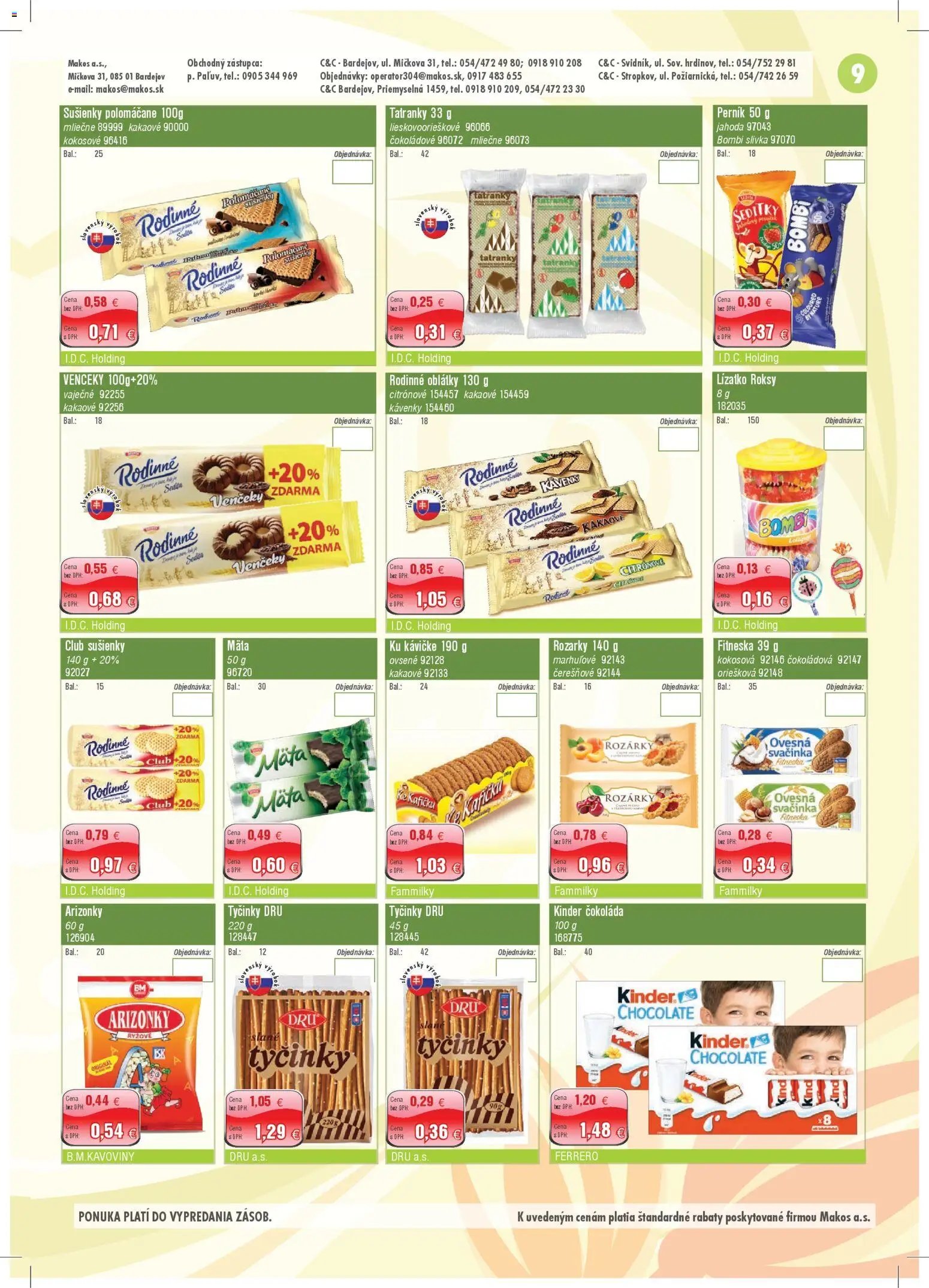 Makos veľkoobchod (2026-03-02 - 2026-04-05) | 9