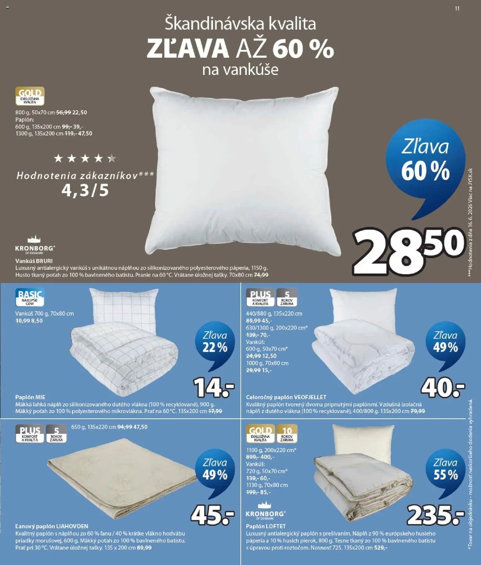 JYSK leták