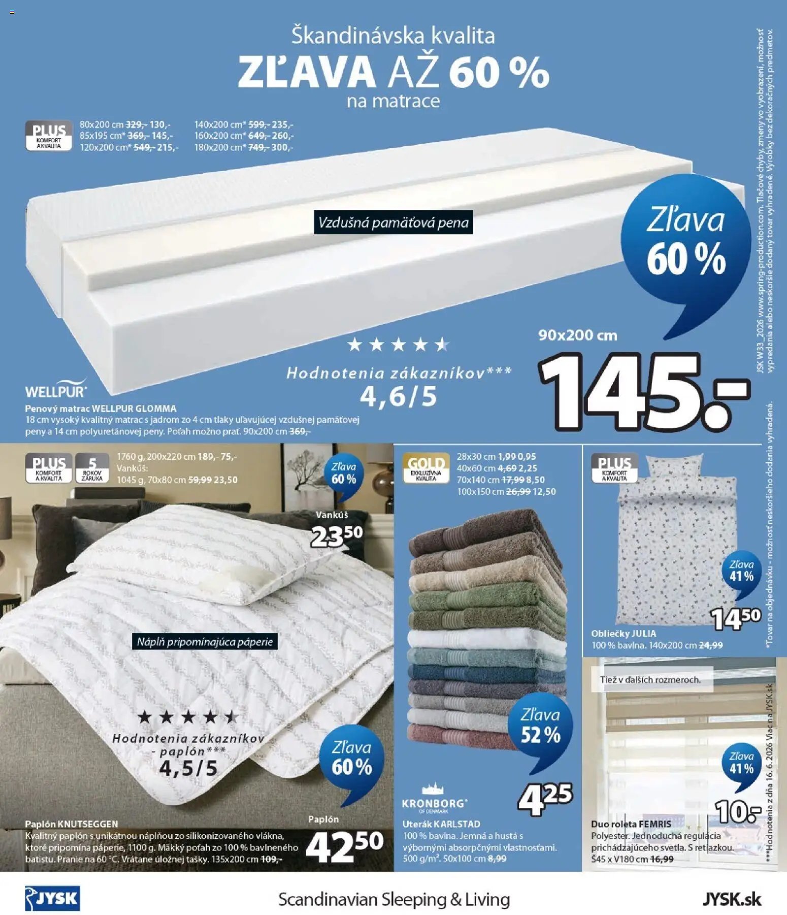 JYSK leták