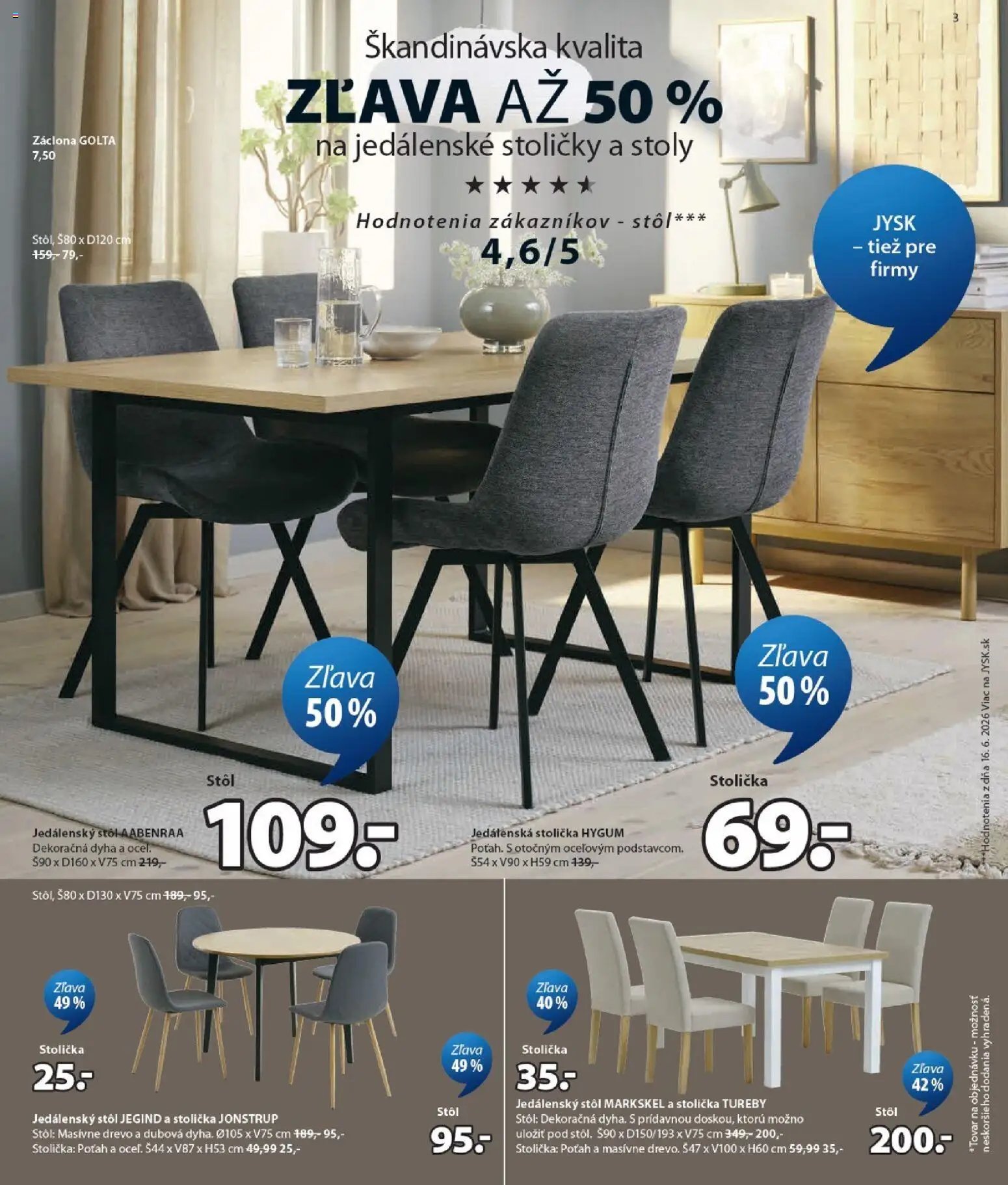 JYSK leták