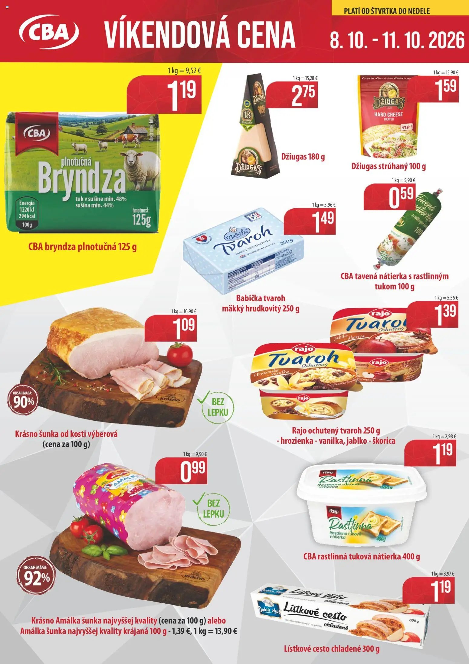 CBA Verex Víkendová cena