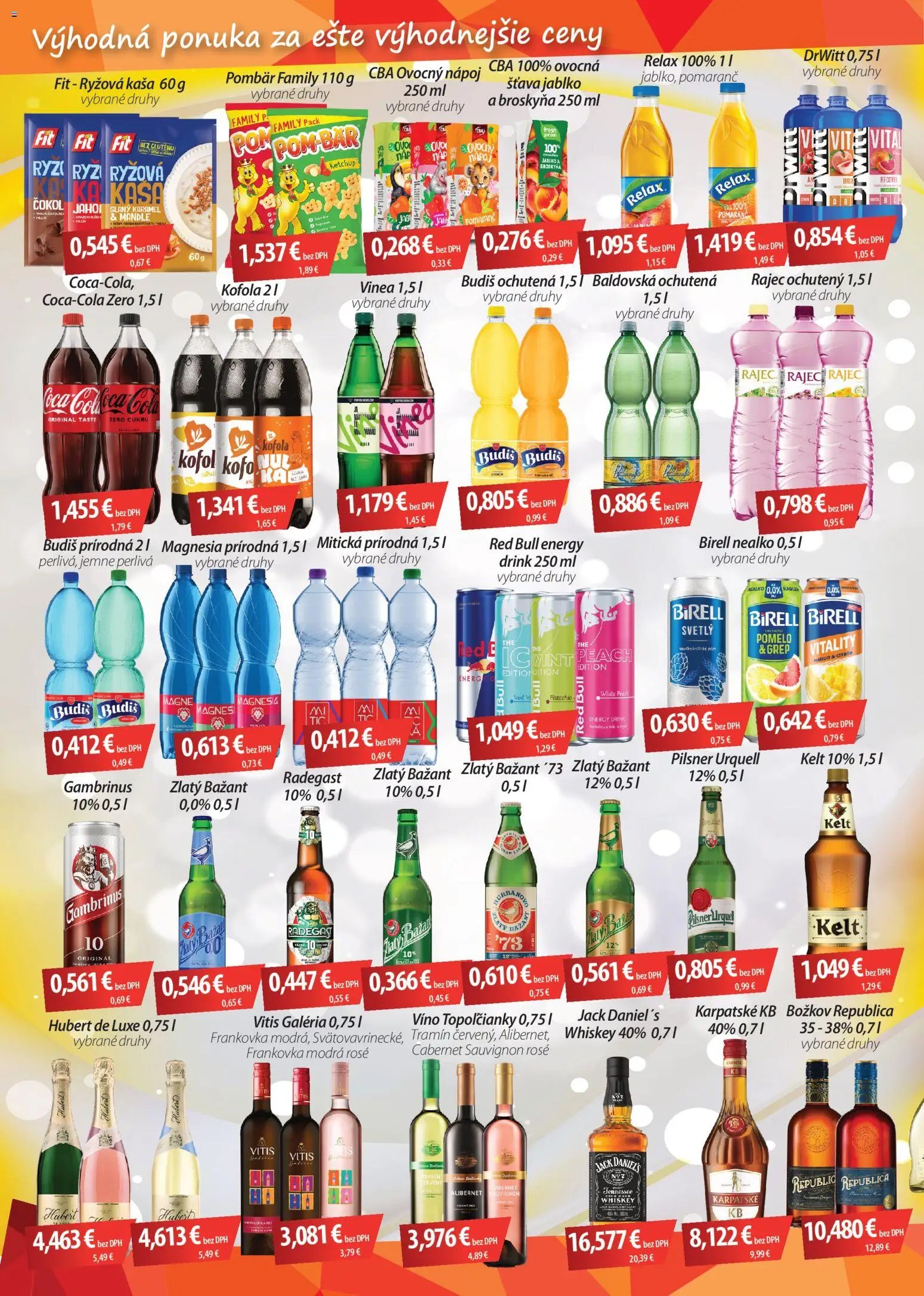 CBA Verex výhodná ponuka