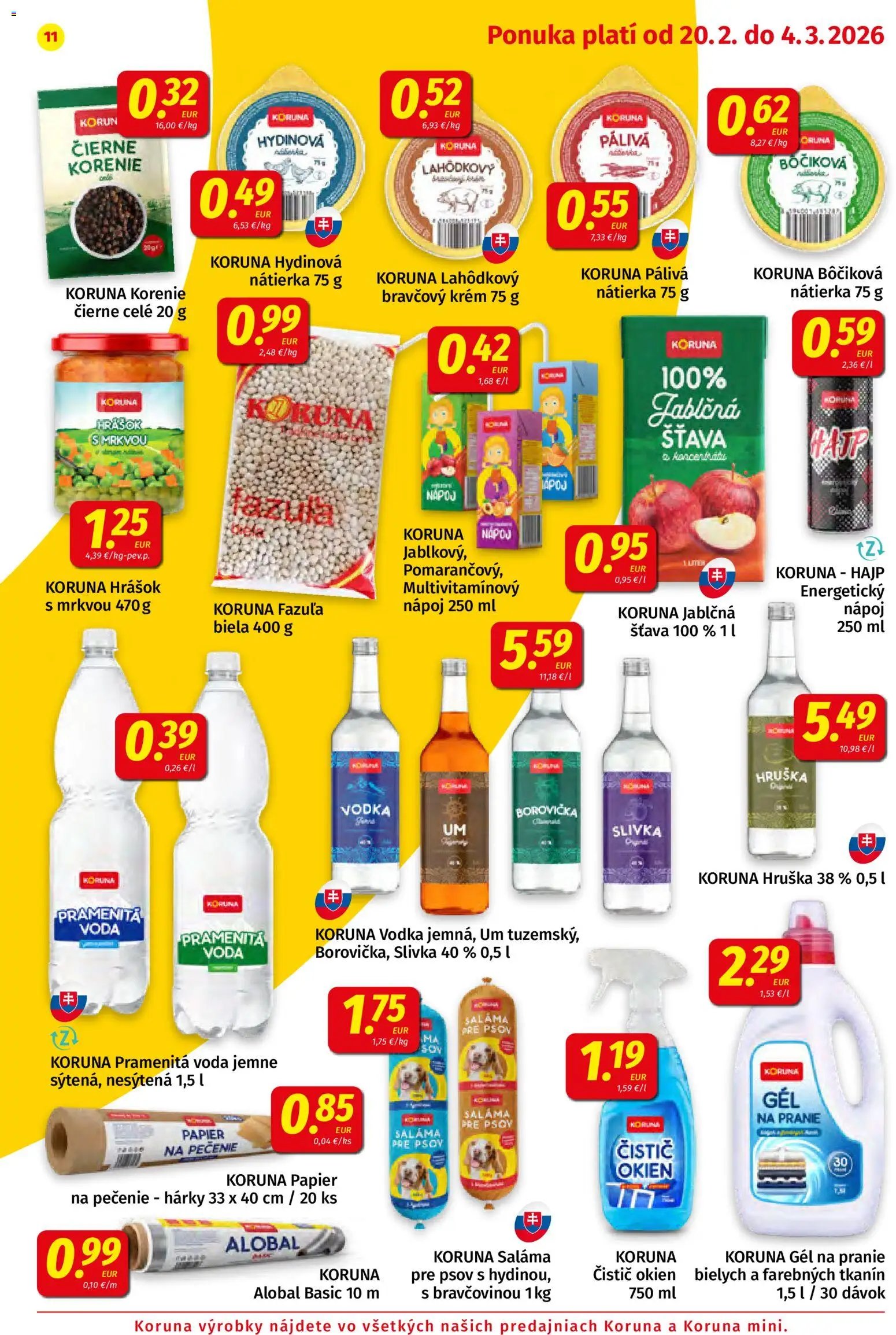 Koruna leták (2026-02-20 - 2026-03-04) | 11