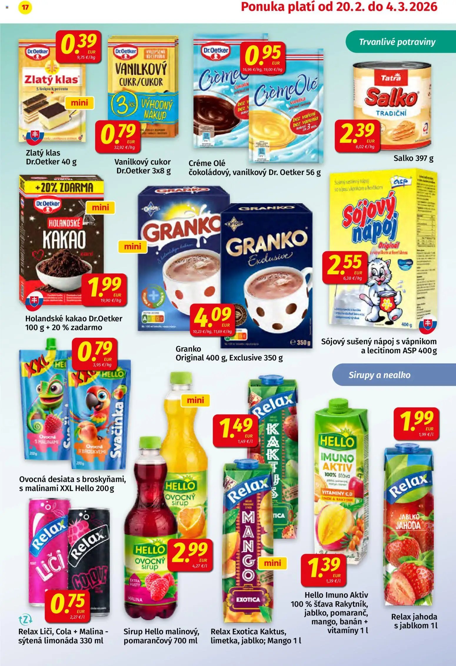 Koruna leták (2026-02-20 - 2026-03-04) | 17