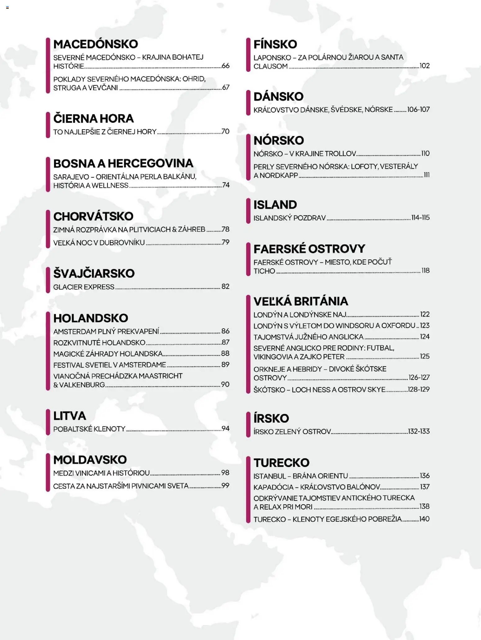 Satur veľké cesty po Europe
