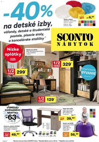 Sconto nábytok leták