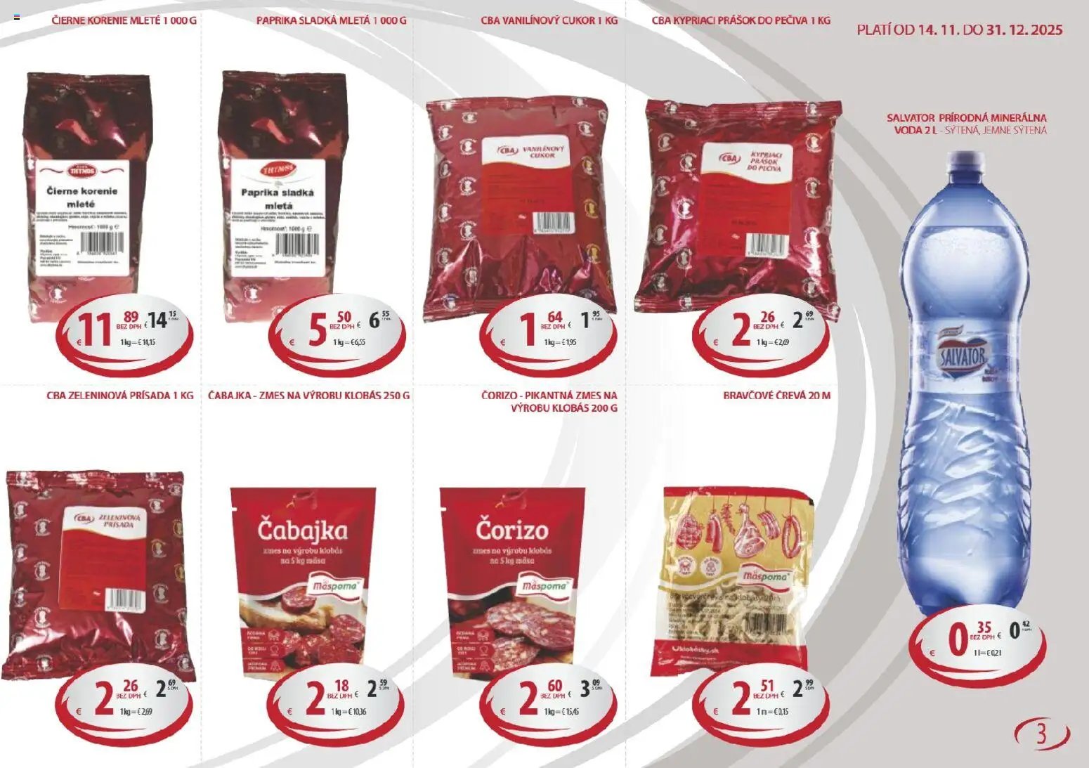 KARMEN CBA Profesionál Horeca (2025-11-14 - 2025-12-31) | 3