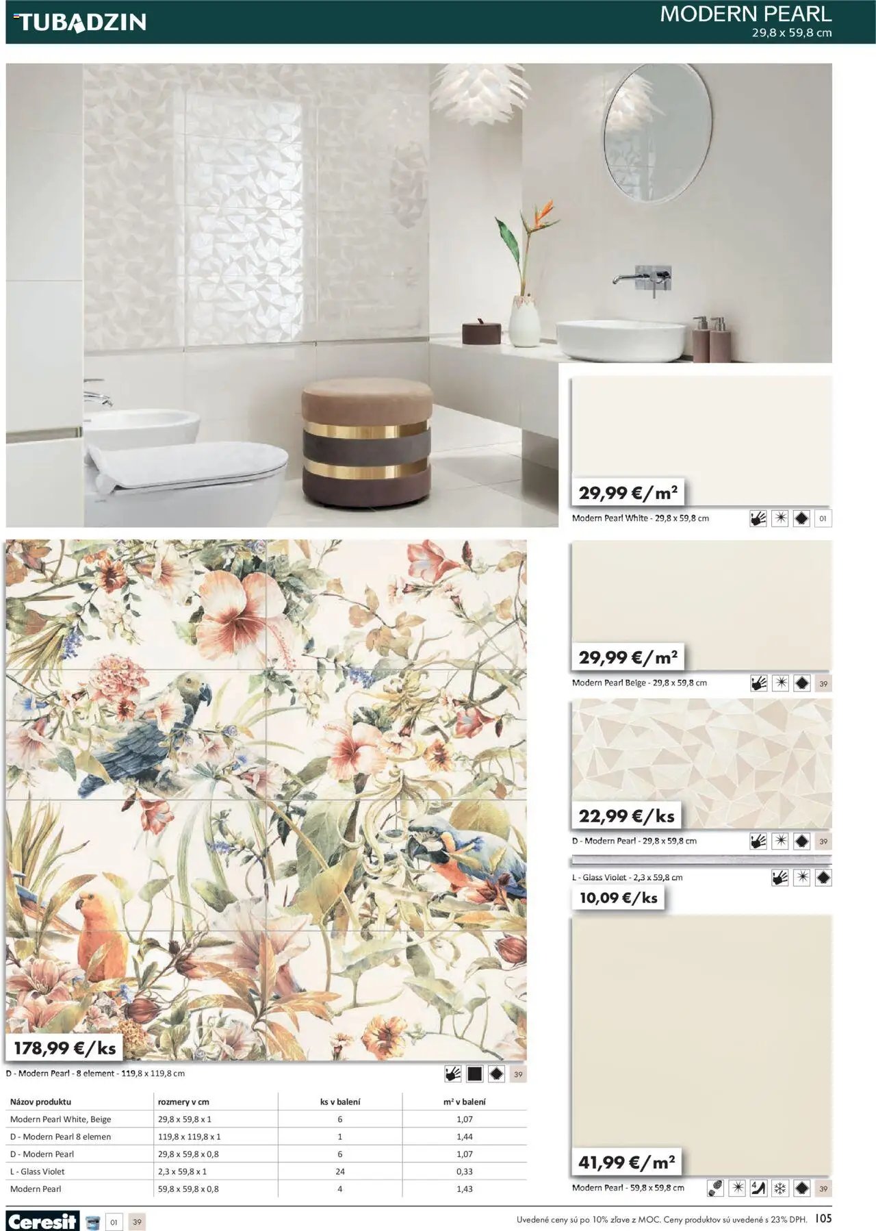 Ingema katalóg Tubadzin 2025 (2025-04-18 - 2025-12-31) | 107