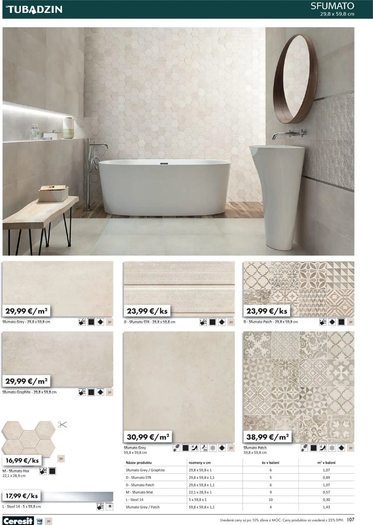 Ingema katalóg Tubadzin 2025 (2025-04-18 - 2025-12-31) | 109