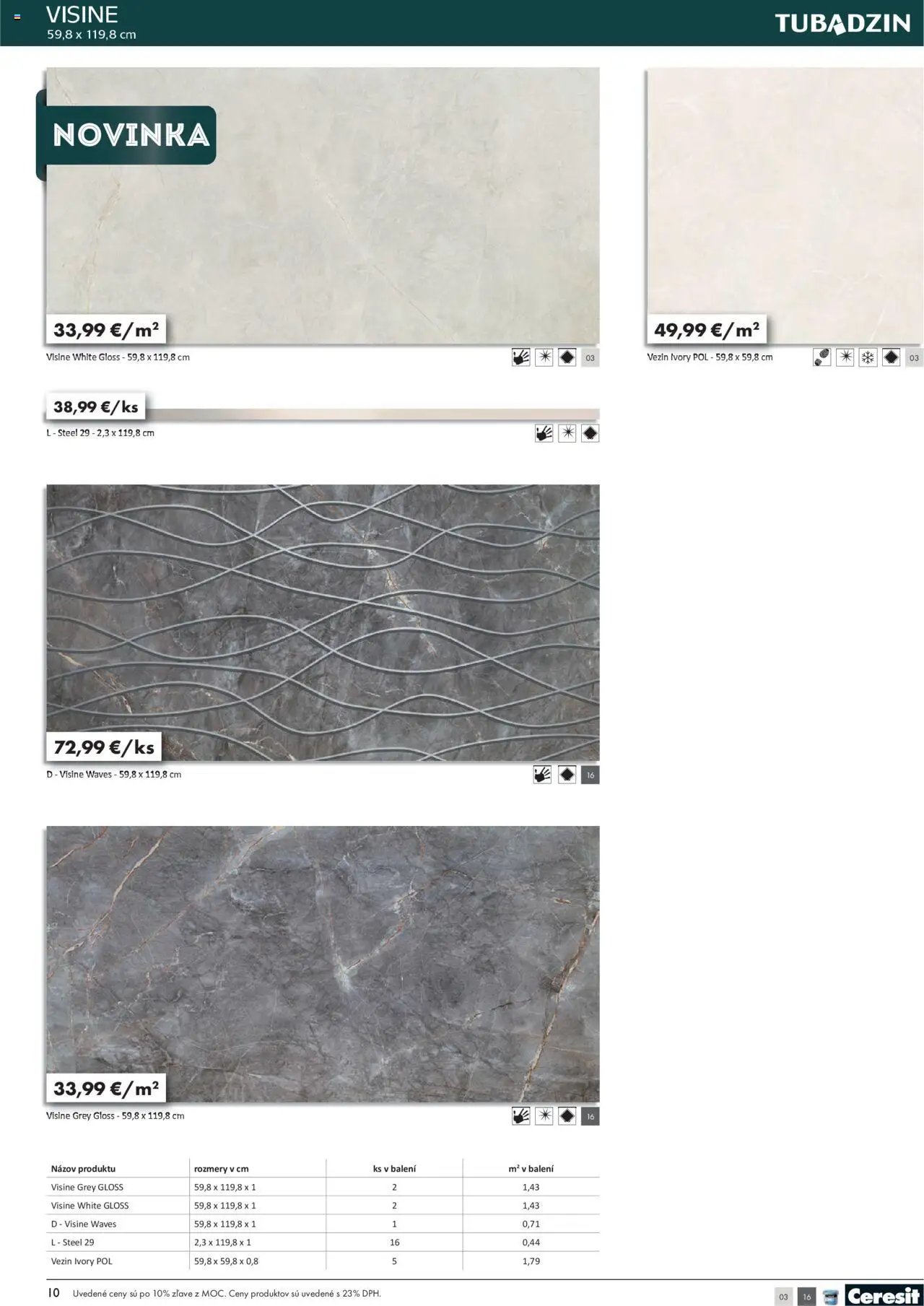 Ingema katalóg Tubadzin 2025 (2025-04-18 - 2025-12-31) | 12