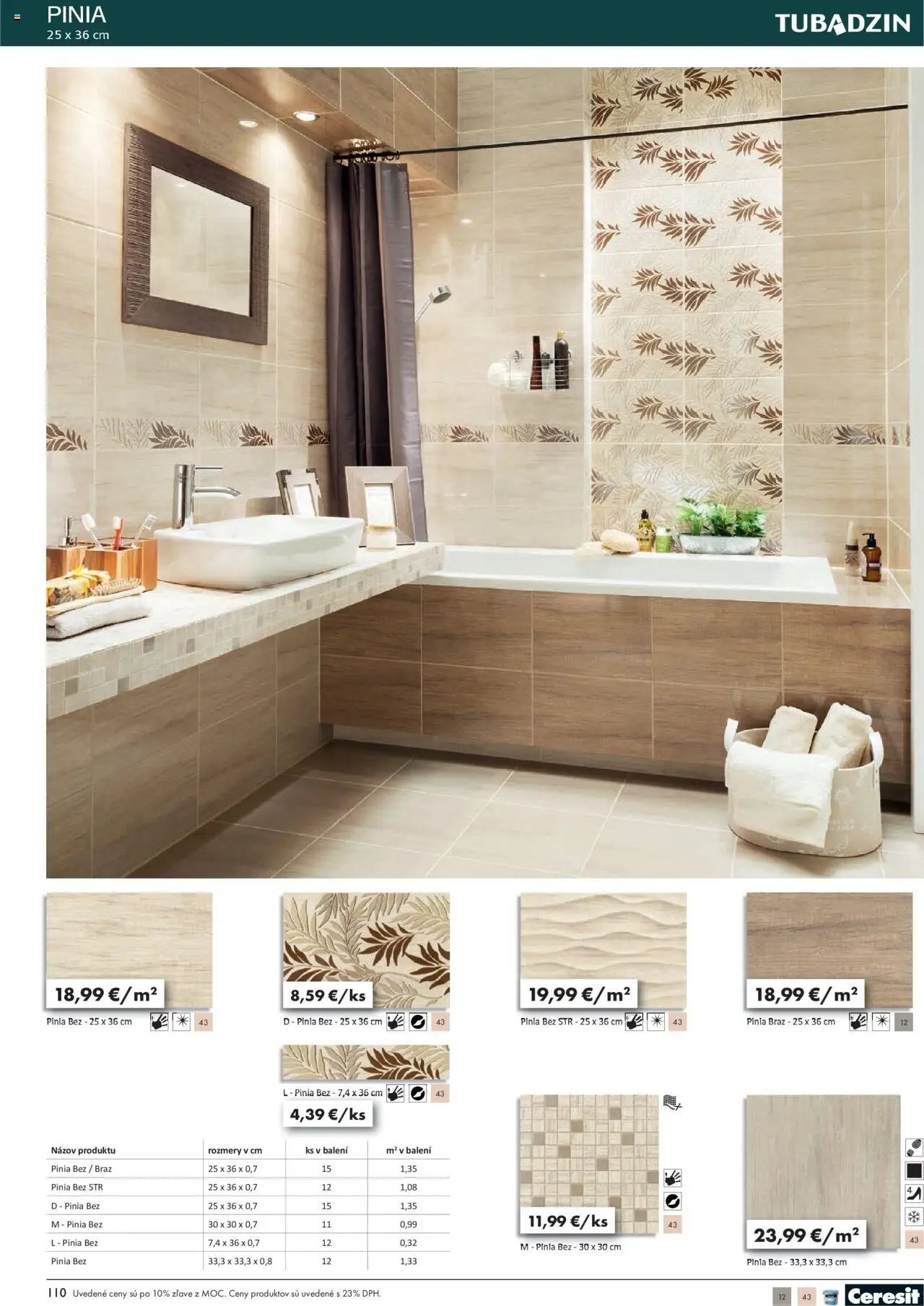 Ingema katalóg Tubadzin 2025 (2025-04-18 - 2025-12-31) | 112