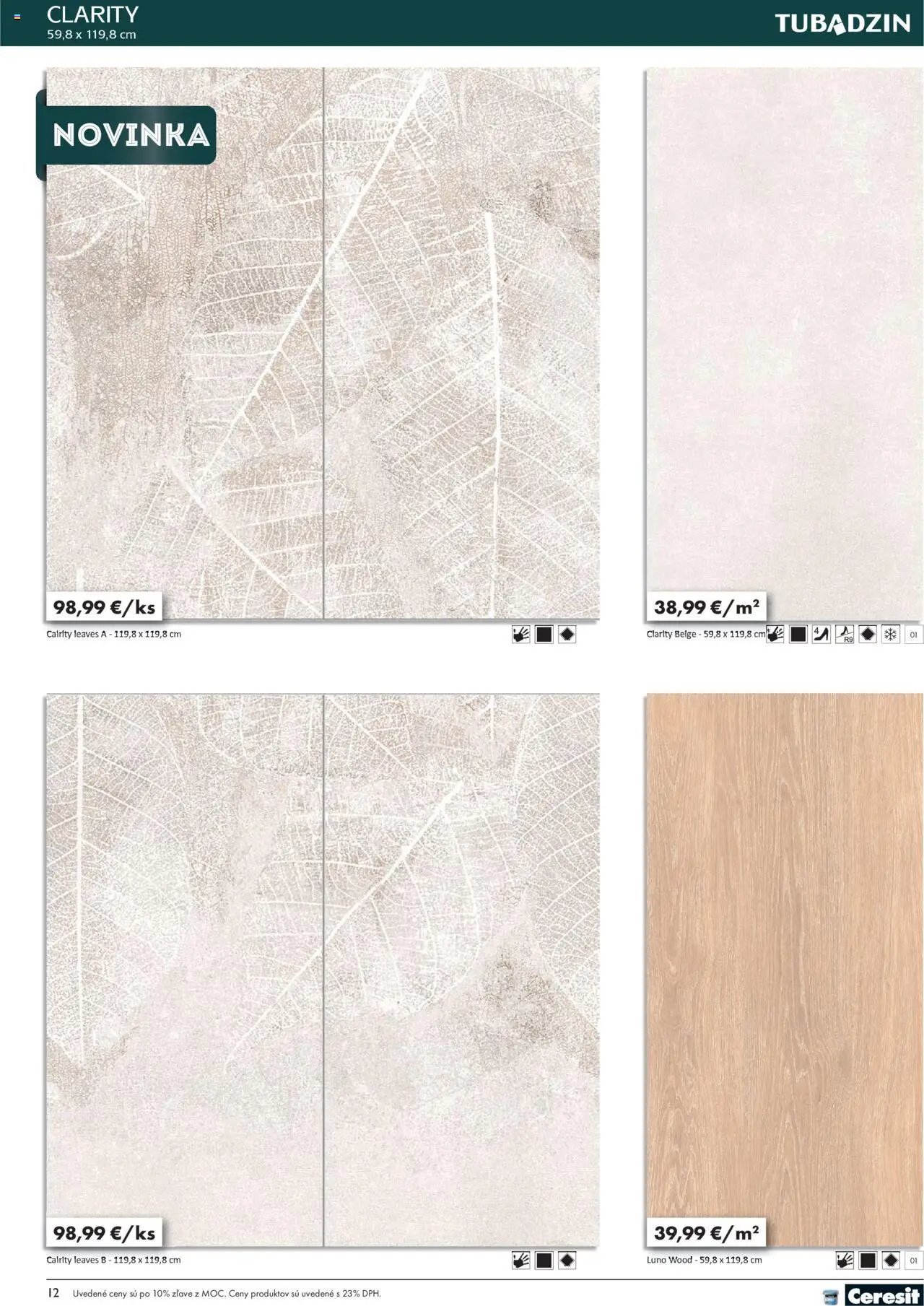 Ingema katalóg Tubadzin 2025 (2025-04-18 - 2025-12-31) | 14