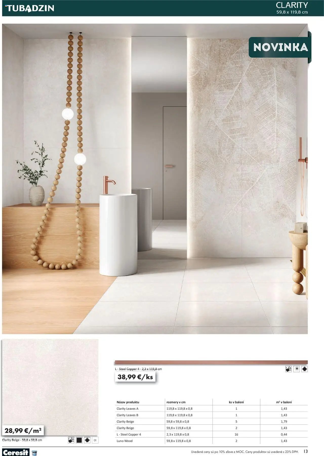 Ingema katalóg Tubadzin 2025 (2025-04-18 - 2025-12-31) | 15