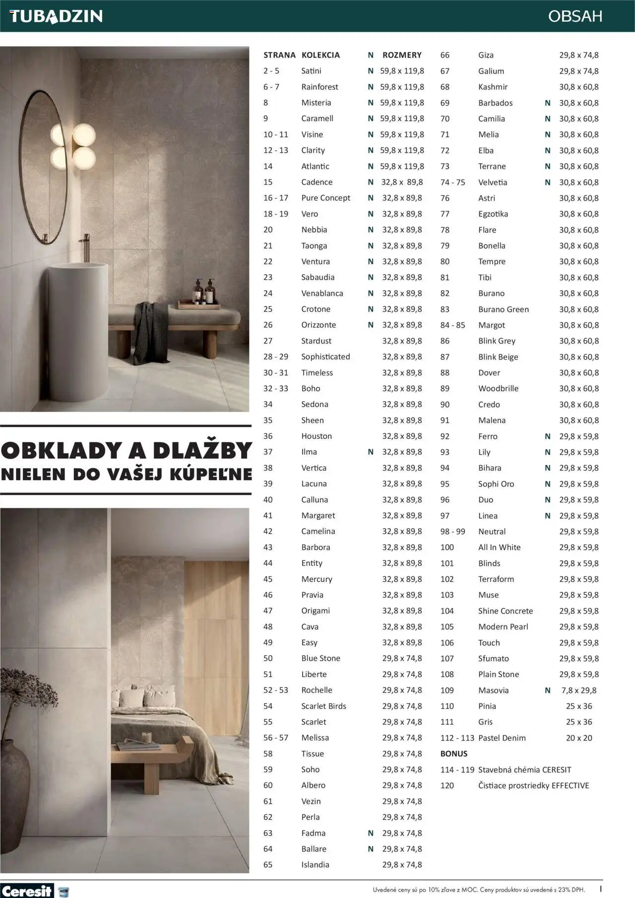 Ingema katalóg Tubadzin 2025 (2025-04-18 - 2025-12-31) | 3