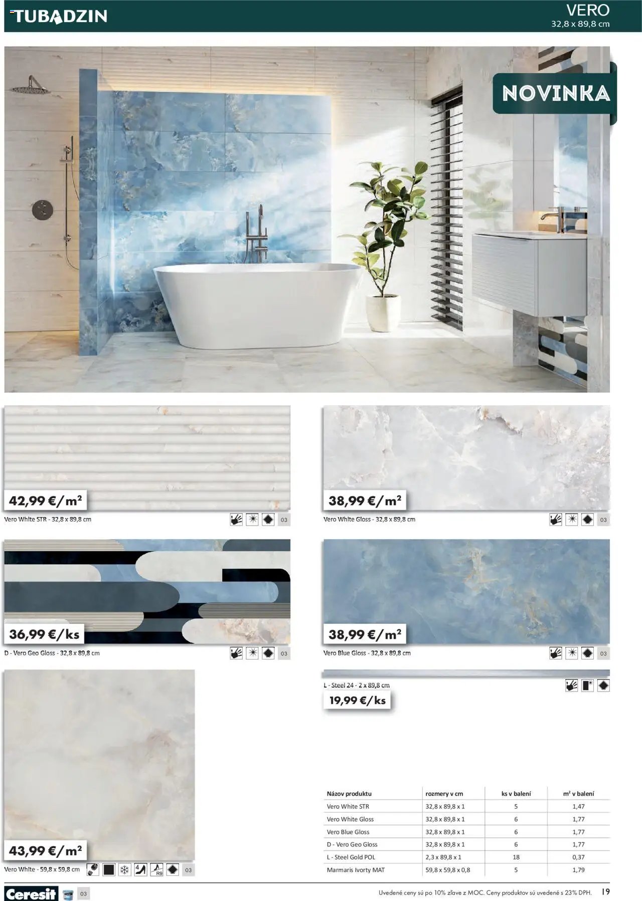 Ingema katalóg Tubadzin 2025 (2025-04-18 - 2025-12-31) | 21