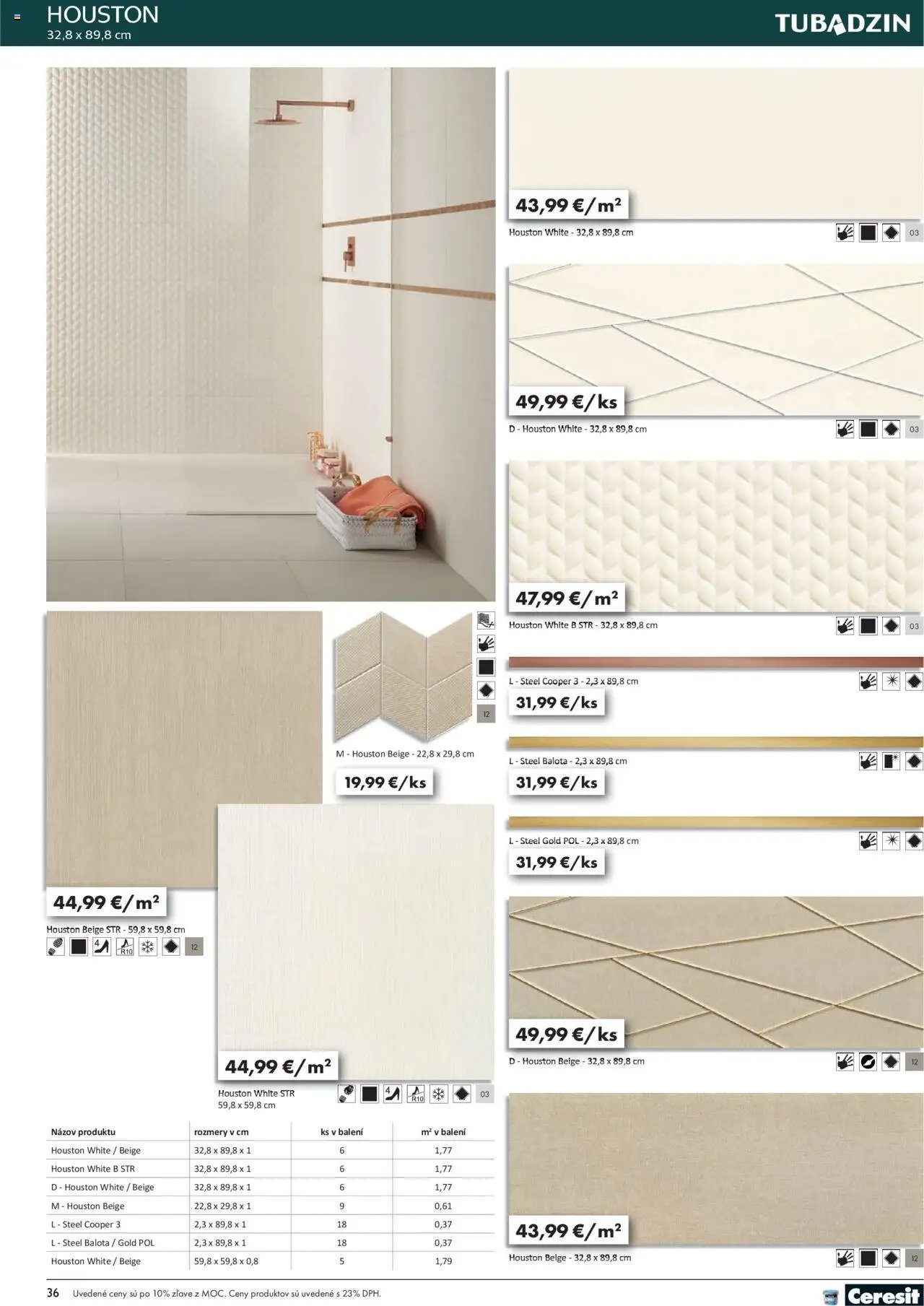 Ingema katalóg Tubadzin 2025 (2025-04-18 - 2025-12-31) | 38