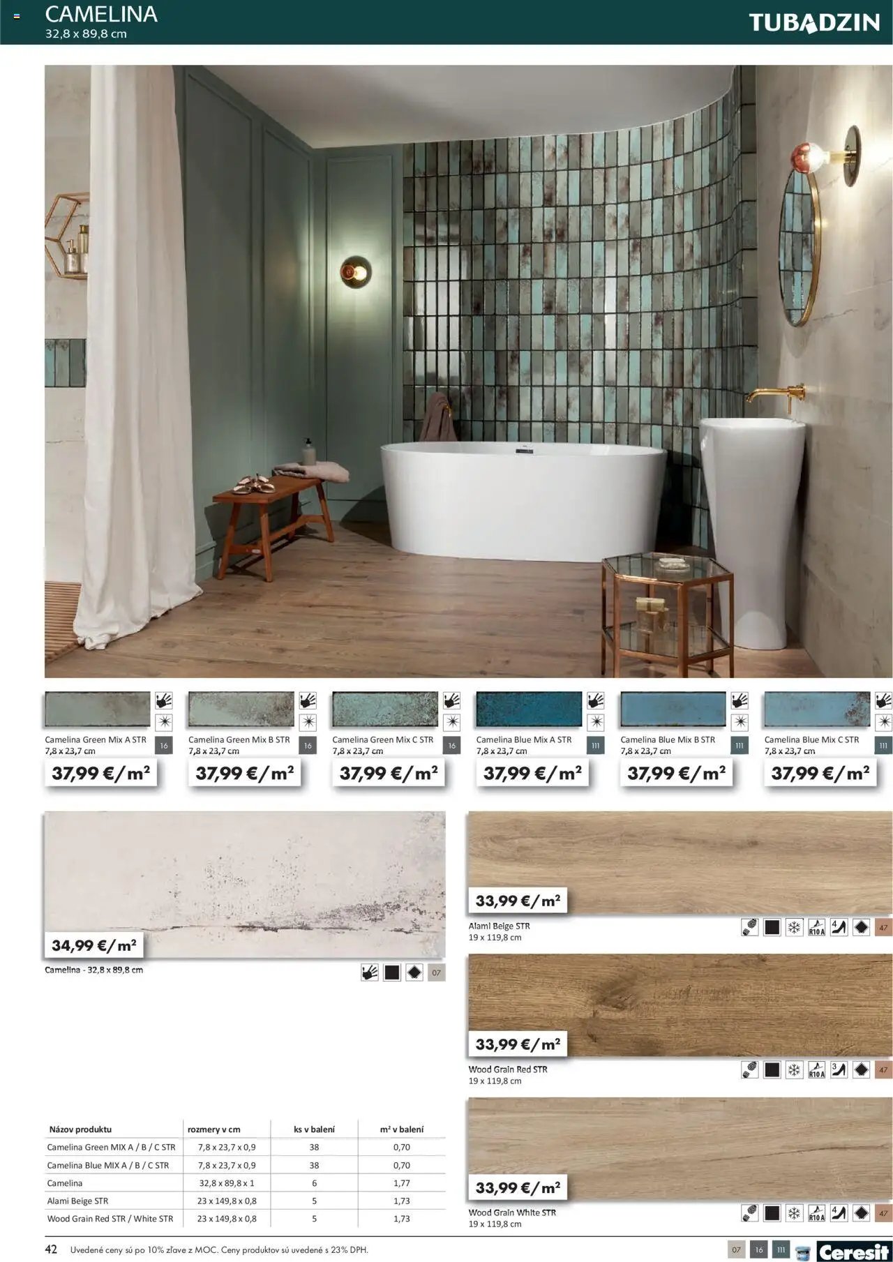 Ingema katalóg Tubadzin 2025 (2025-04-18 - 2025-12-31) | 44