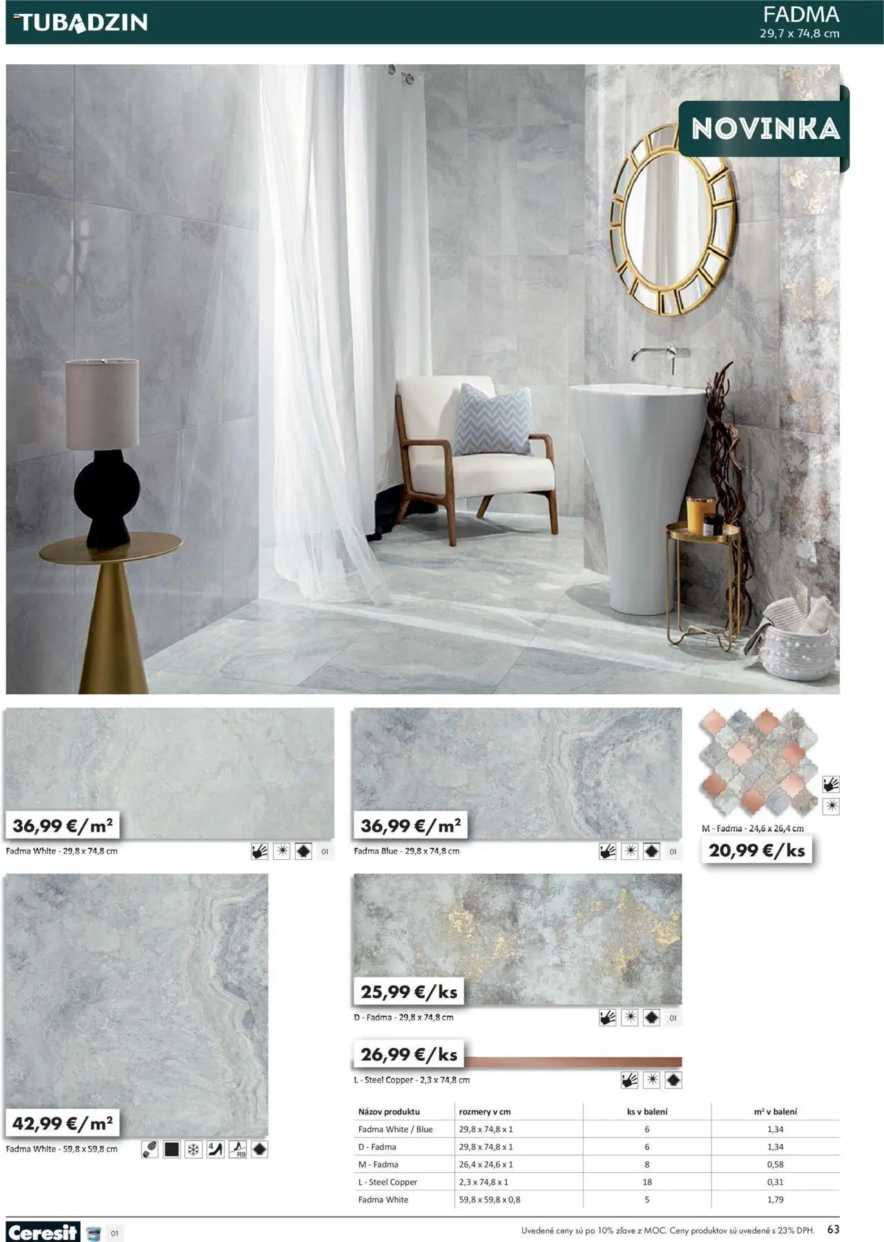 Ingema katalóg Tubadzin 2025 (2025-04-18 - 2025-12-31) | 65