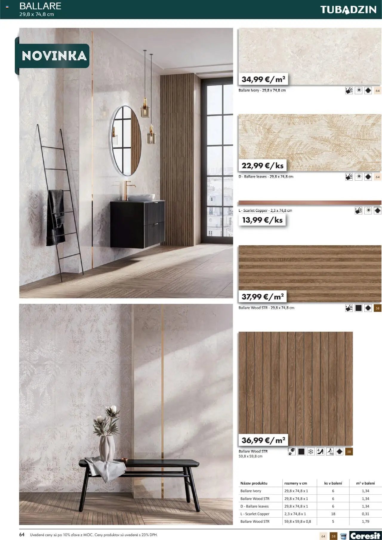 Ingema katalóg Tubadzin 2025 (2025-04-18 - 2025-12-31) | 66