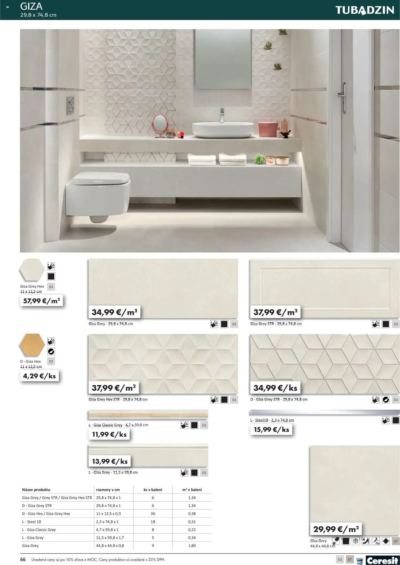 Ingema katalóg Tubadzin 2025 (2025-04-18 - 2025-12-31) | 68