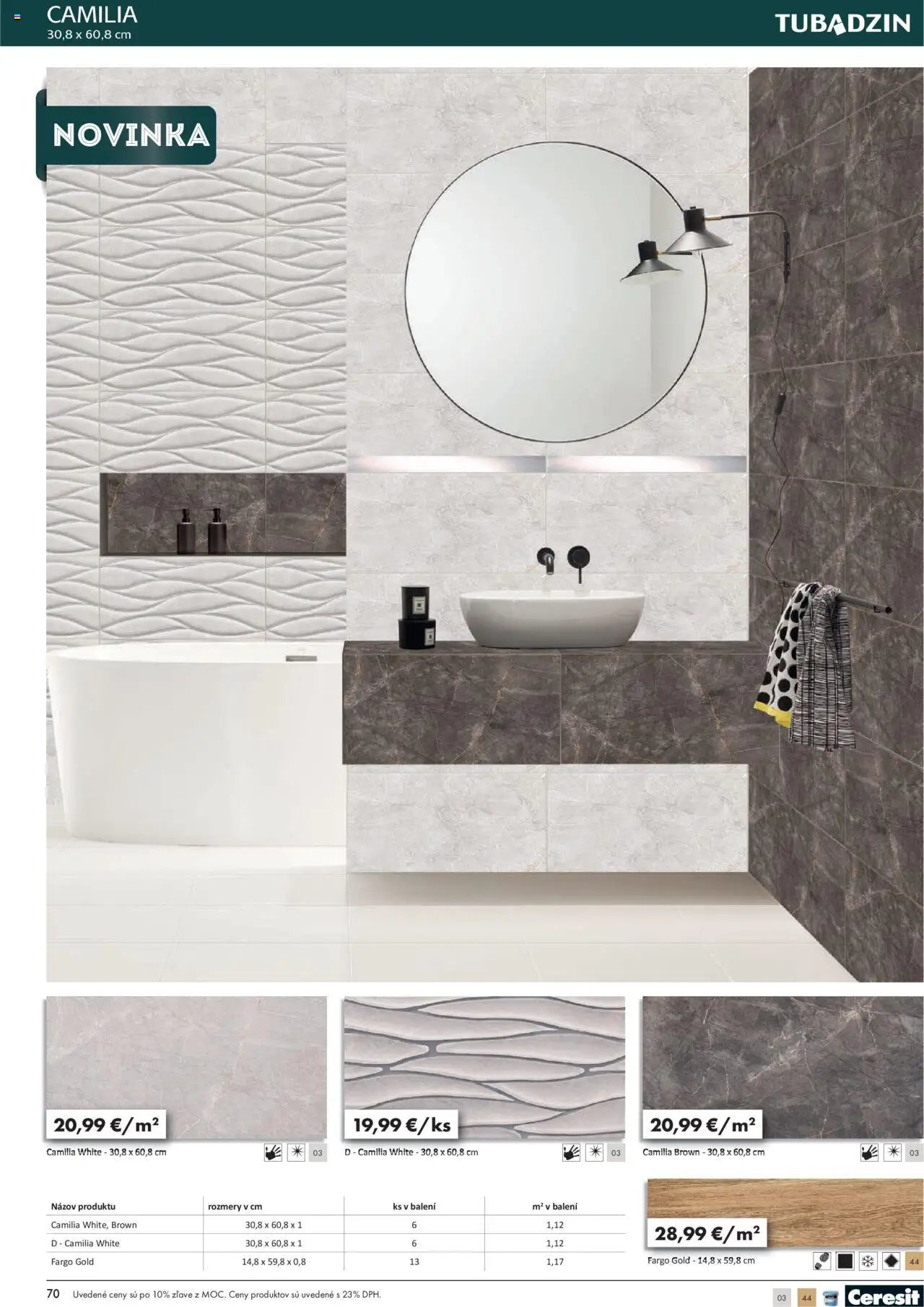 Ingema katalóg Tubadzin 2025 (2025-04-18 - 2025-12-31) | 72