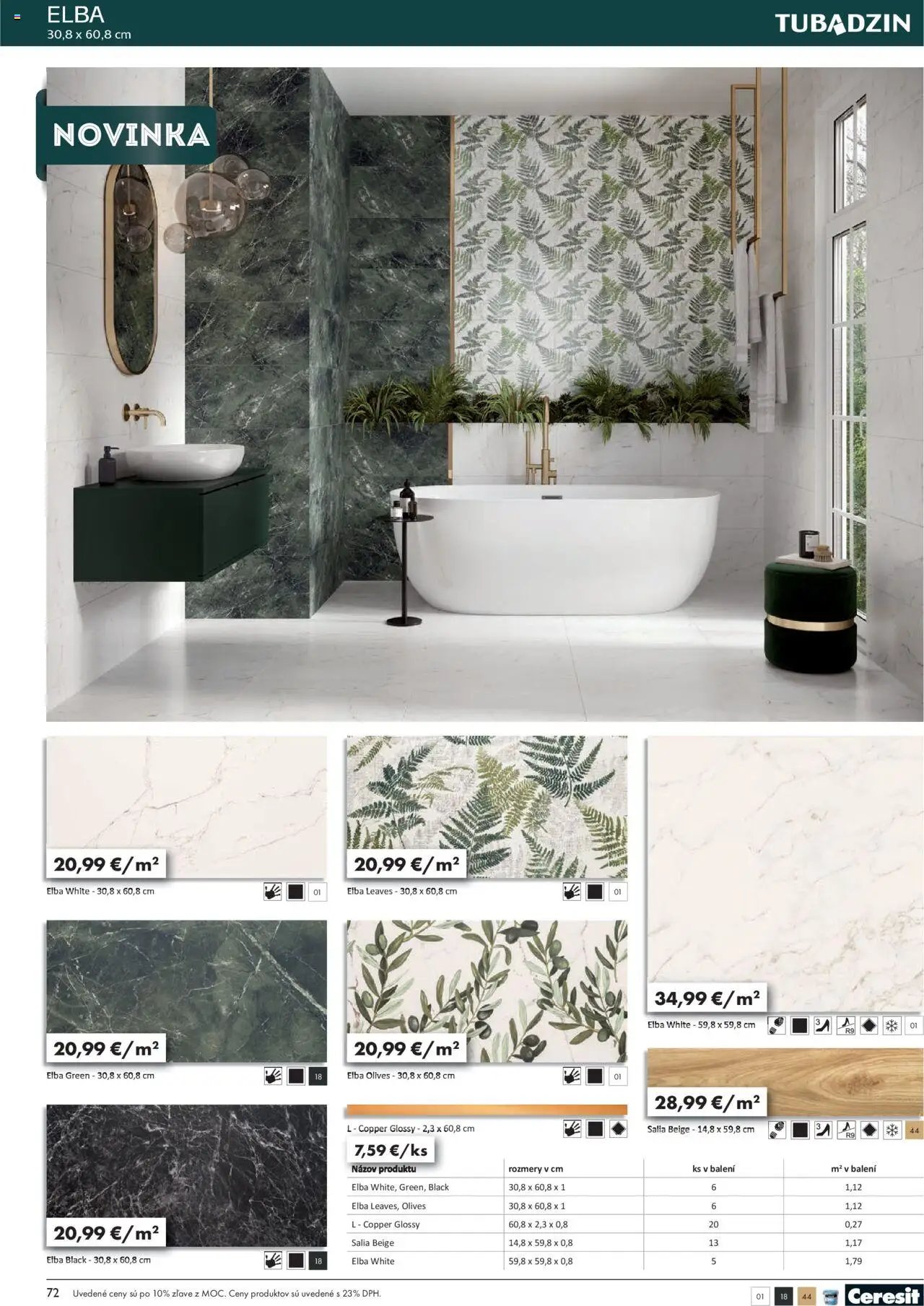 Ingema katalóg Tubadzin 2025 (2025-04-18 - 2025-12-31) | 74