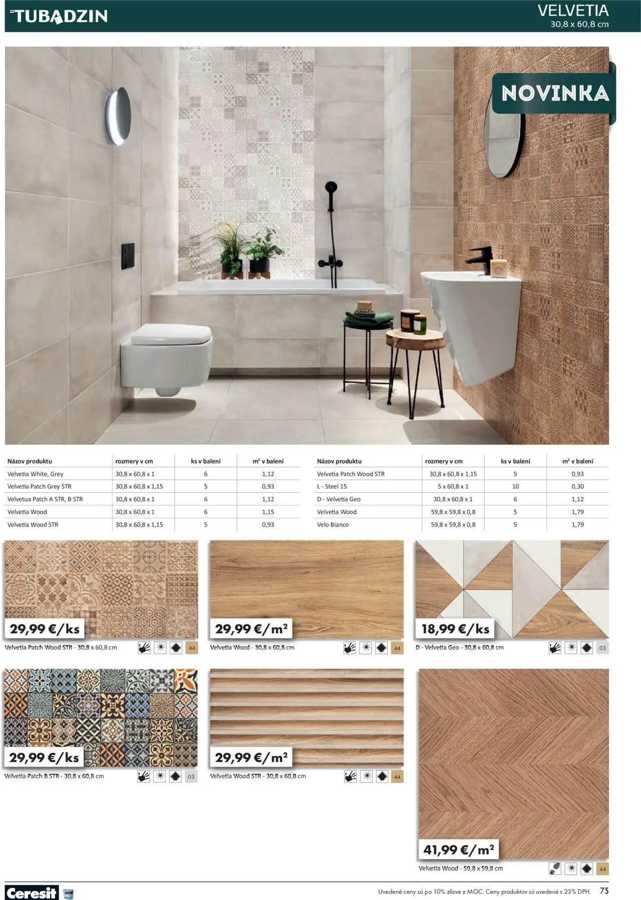 Ingema katalóg Tubadzin 2025 (2025-04-18 - 2025-12-31) | 77