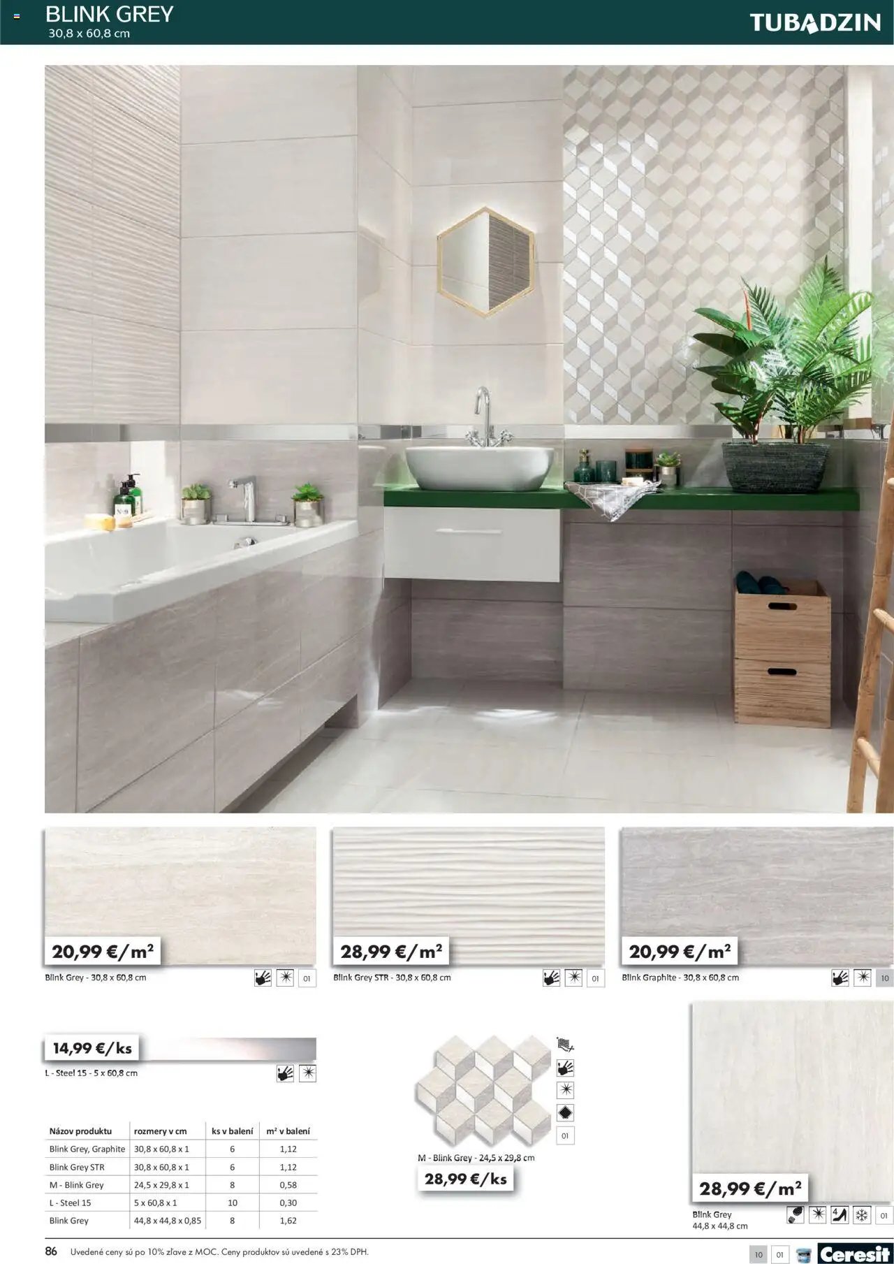 Ingema katalóg Tubadzin 2025 (2025-04-18 - 2025-12-31) | 88