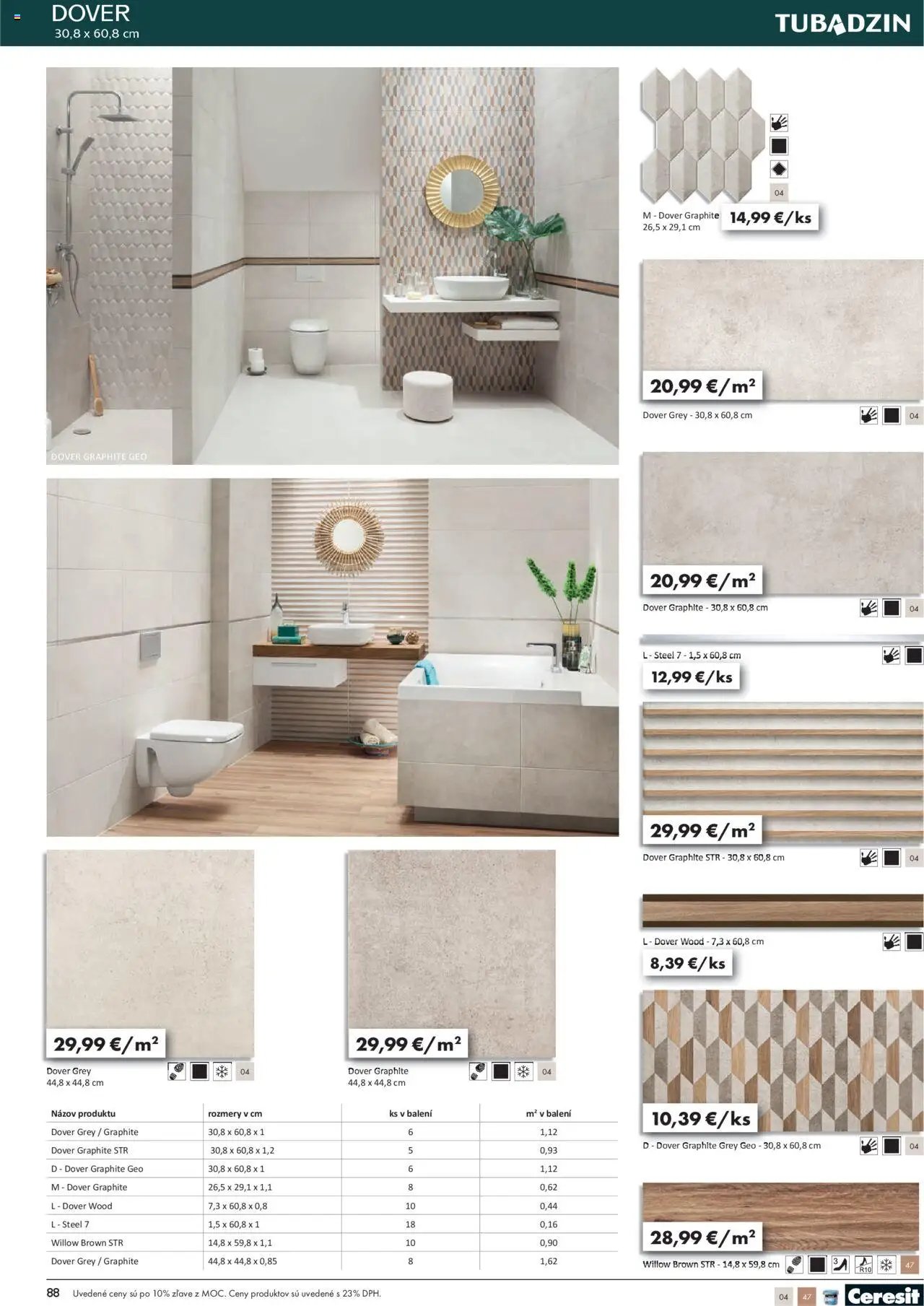 Ingema katalóg Tubadzin 2025 (2025-04-18 - 2025-12-31) | 90