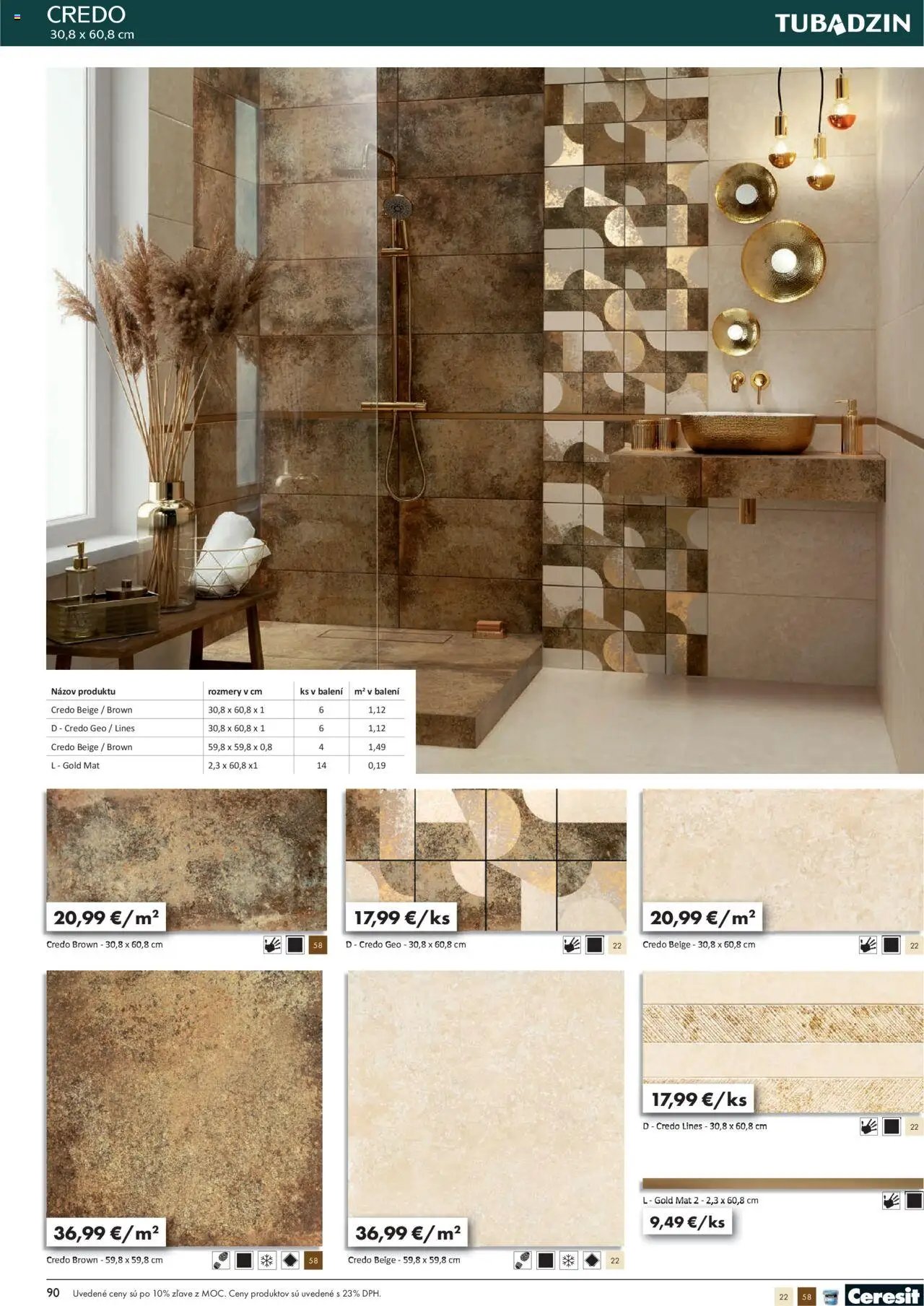 Ingema katalóg Tubadzin 2025 (2025-04-18 - 2025-12-31) | 92