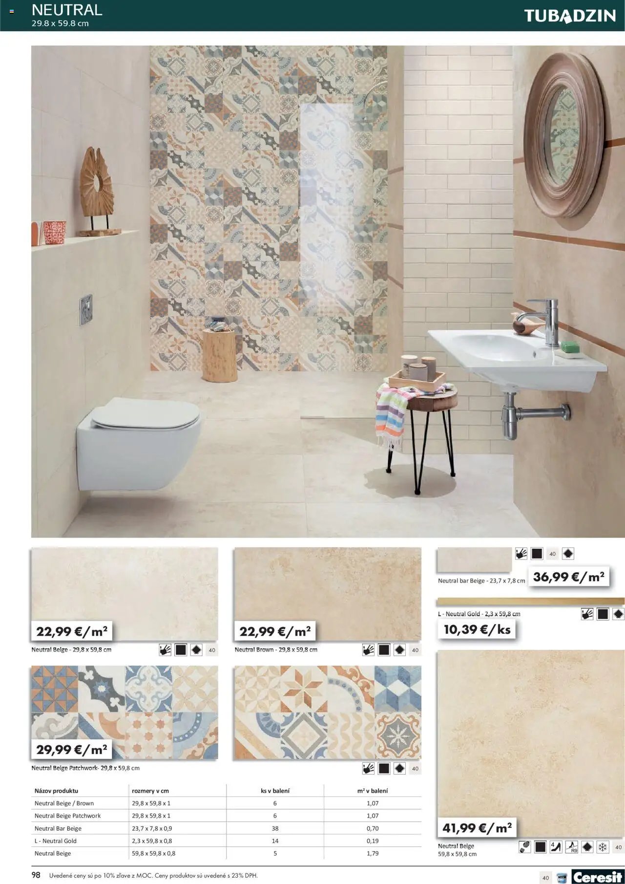 Ingema katalóg Tubadzin 2025 (2025-04-18 - 2025-12-31) | 100