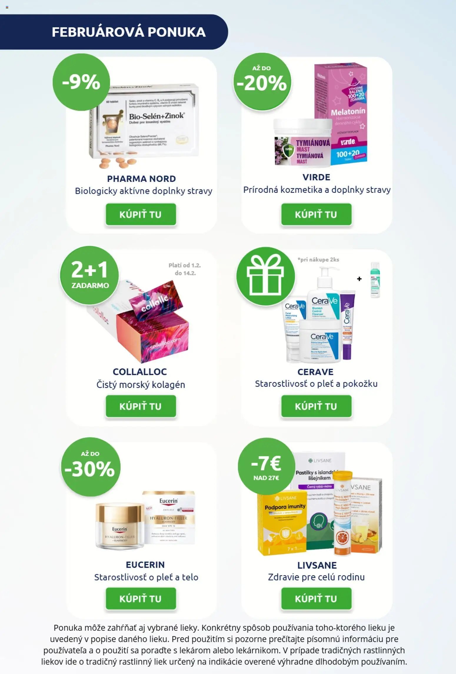 BENU Lekáreň leták pre E-shop (2026-02-01 - 2026-02-28) | 3