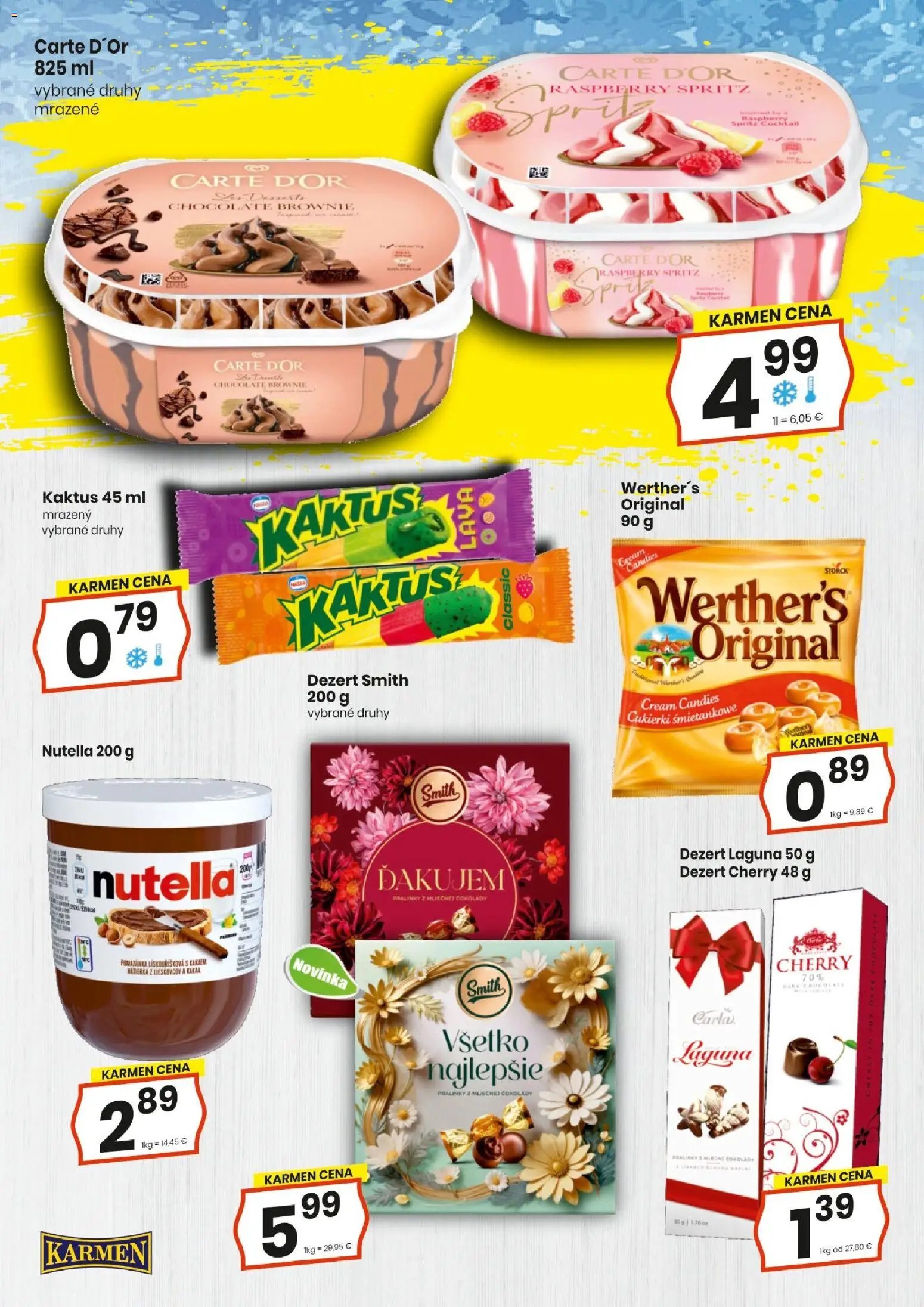 KARMEN CBA leták