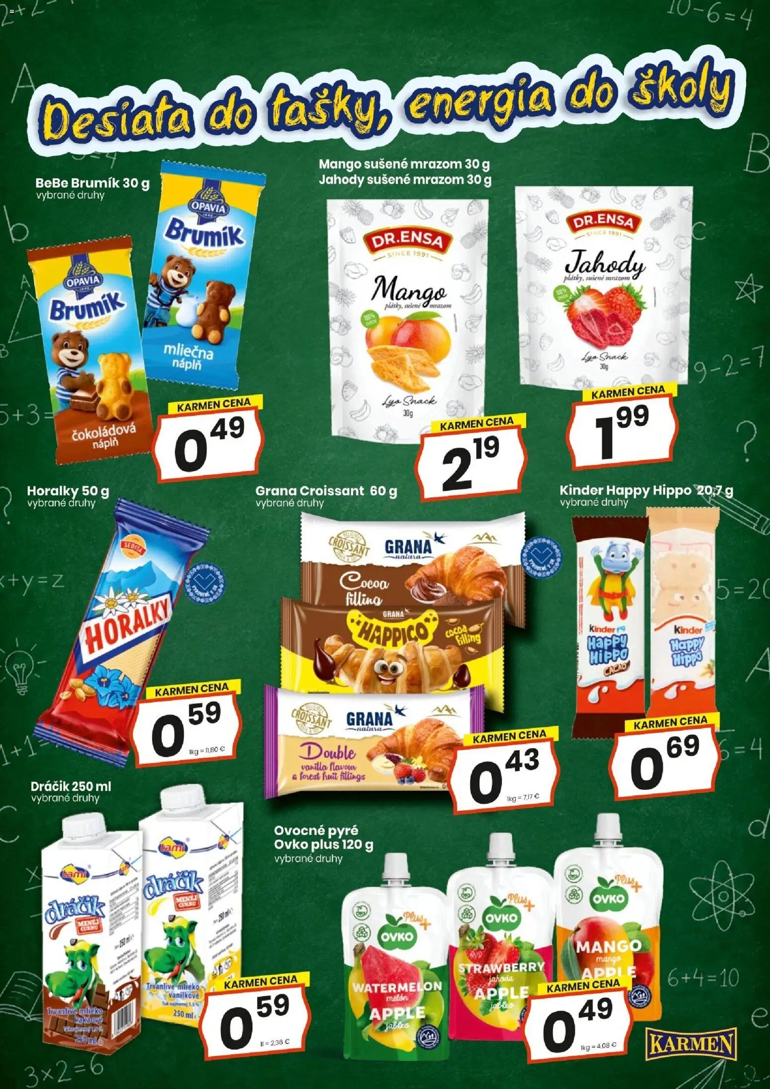 KARMEN CBA leták