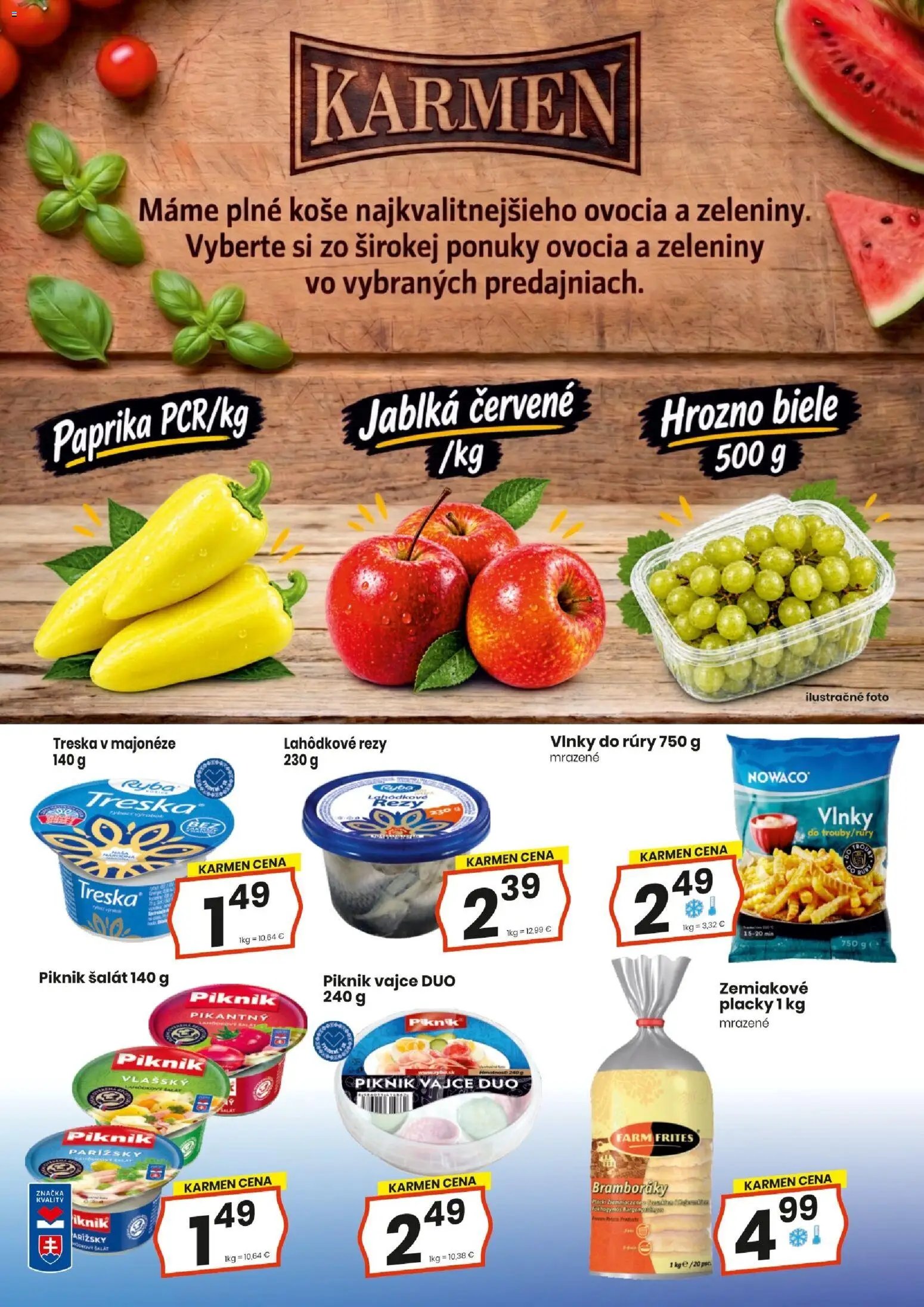 KARMEN CBA leták