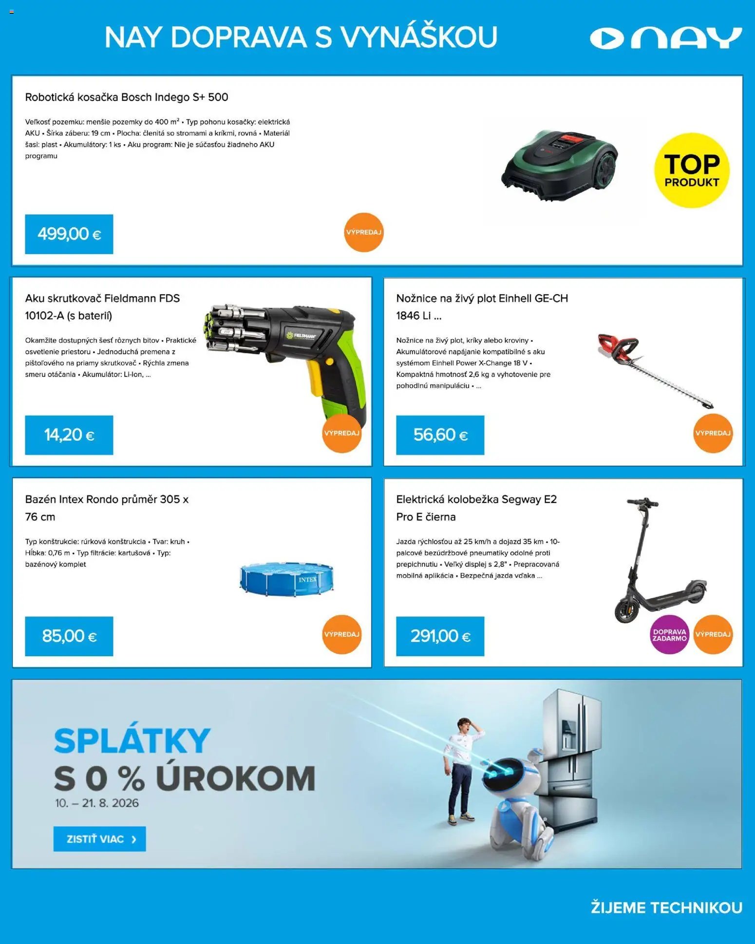 NAY Elektrodom leták