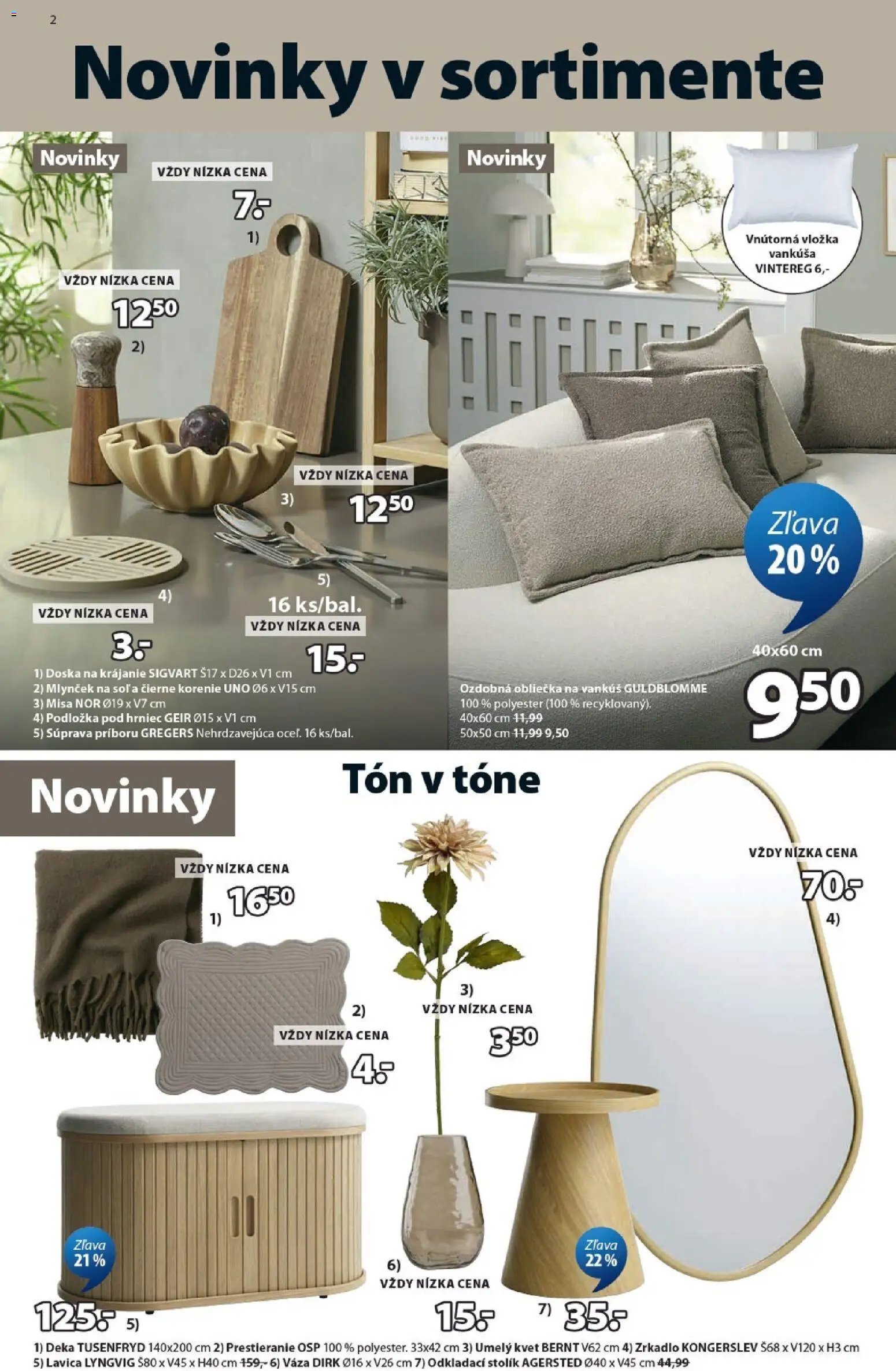 JYSK zľava až 60%