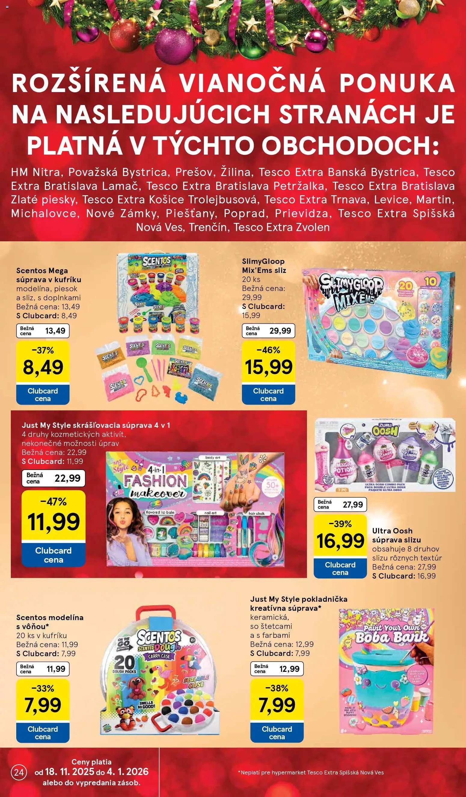 Tesco vianočný katalóg (2025-11-24 - 2025-12-26) | 24