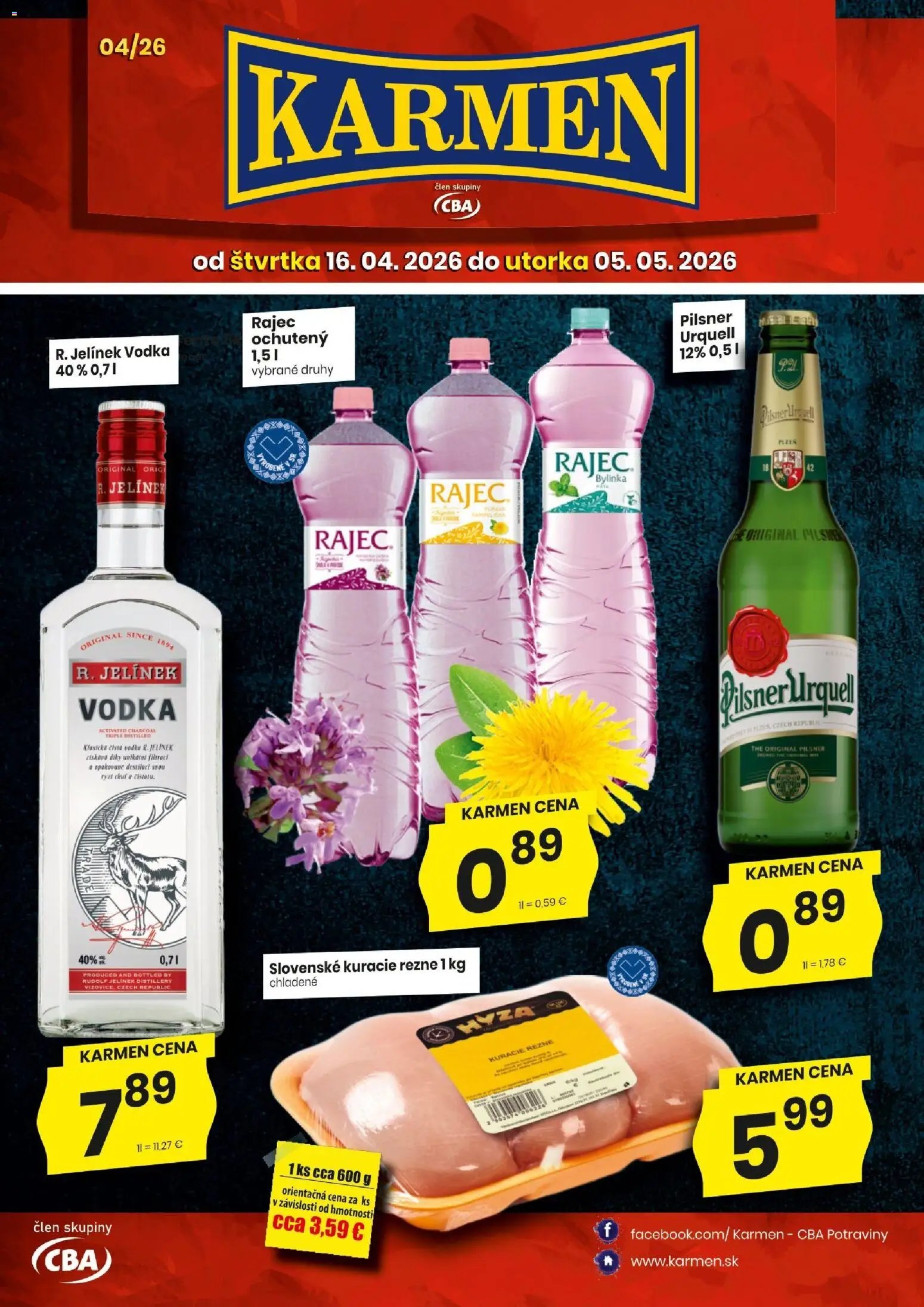 KARMEN CBA leták (2026-04-16 - 2026-05-05) | 1