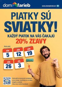 Dom farieb piatkové zľavy